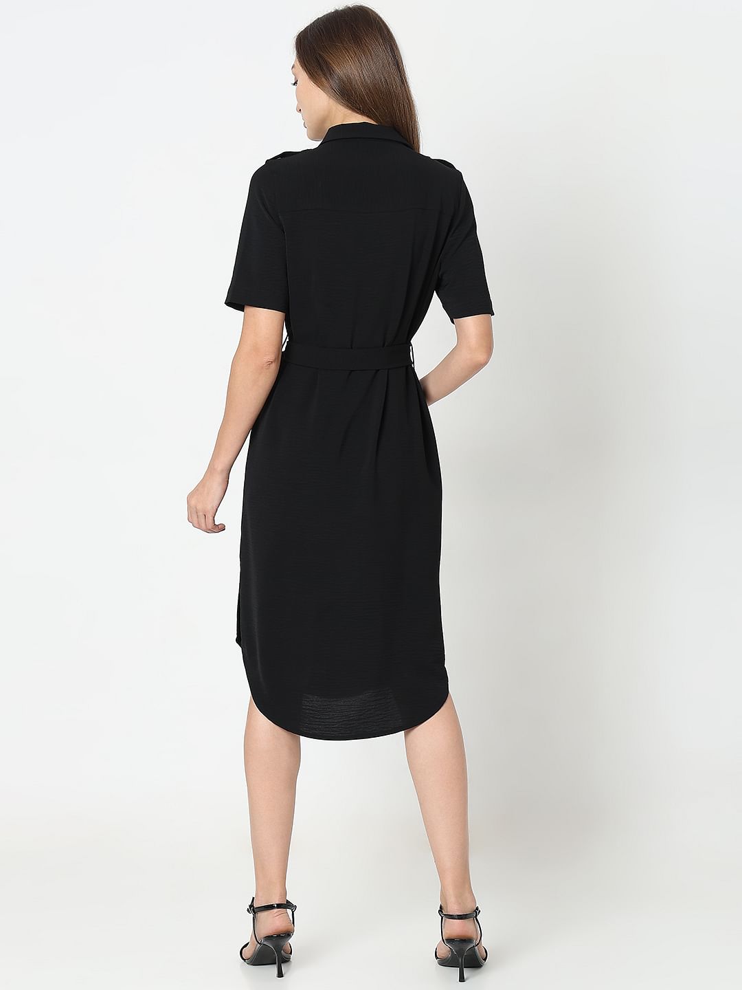Black Shirt Dress