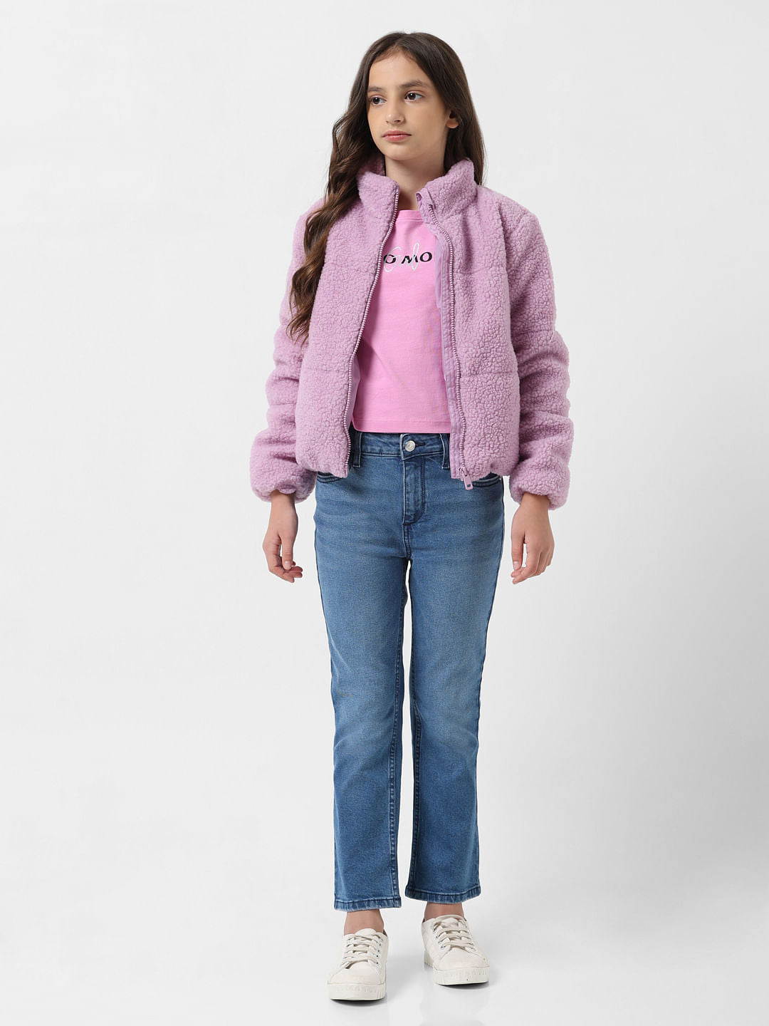 Girl Blue Mid Rise Bootcut Jeans