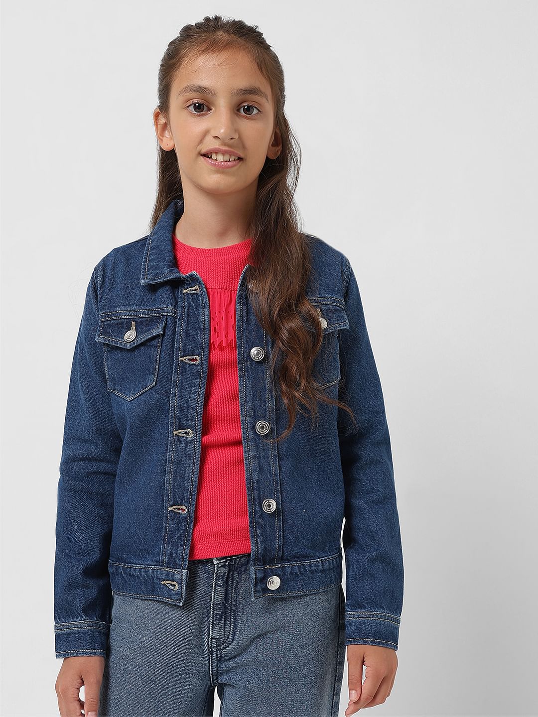 Girl Blue Denim Jacket