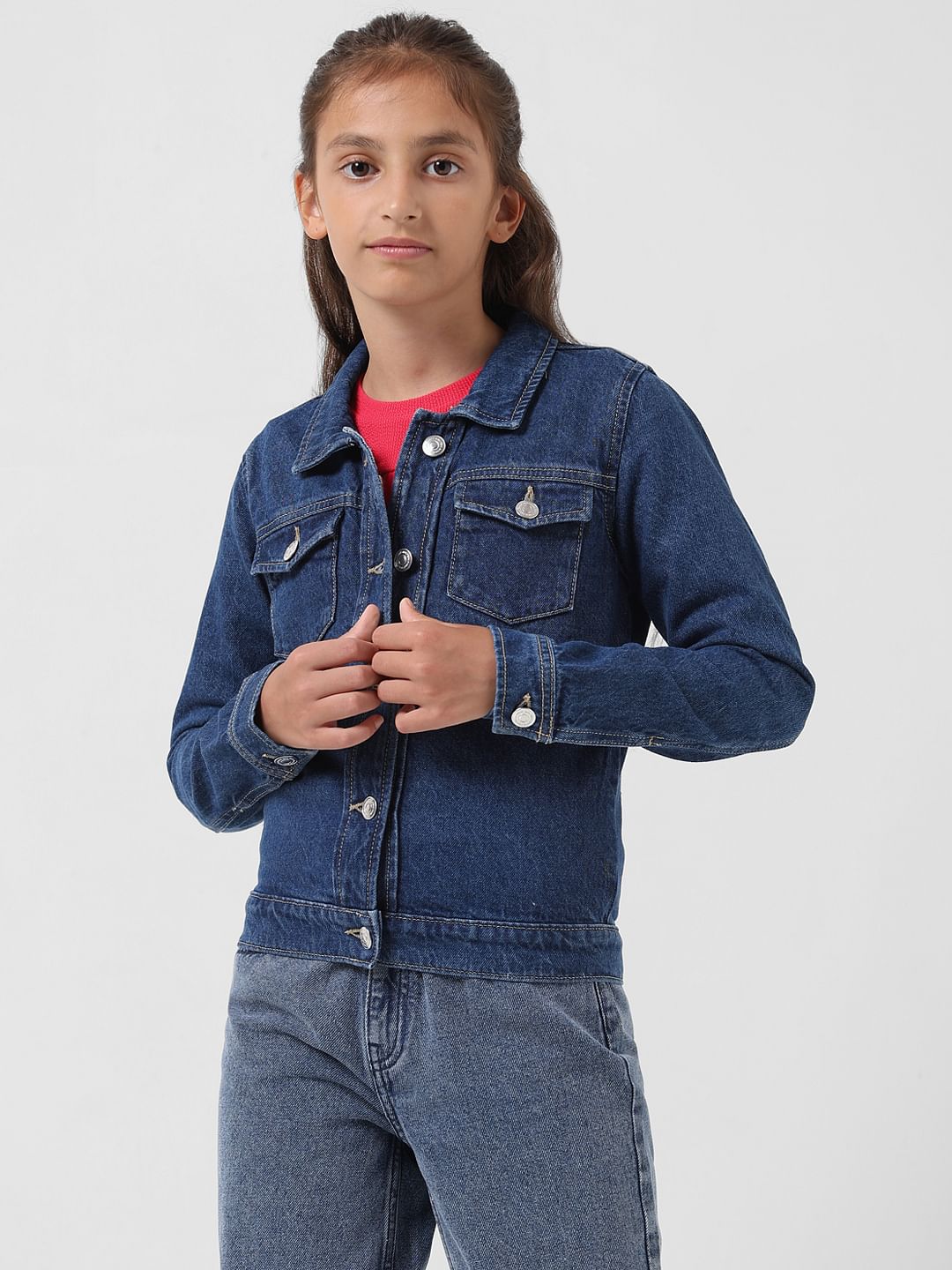 Girl Blue Denim Jacket