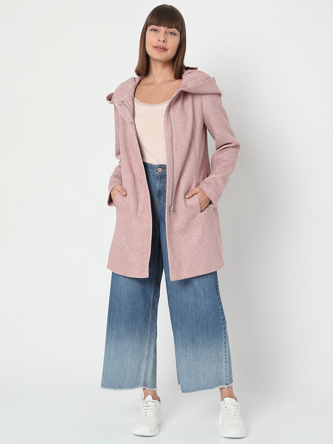 Pink Hooded Coat