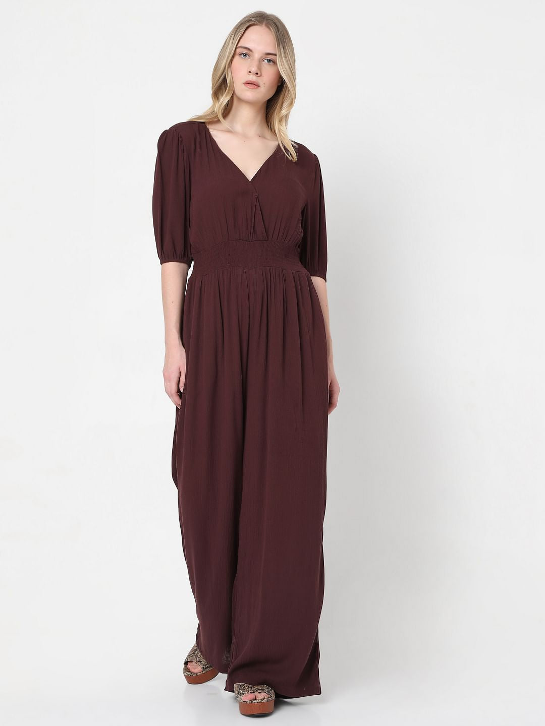 Maroon Jumpsuit