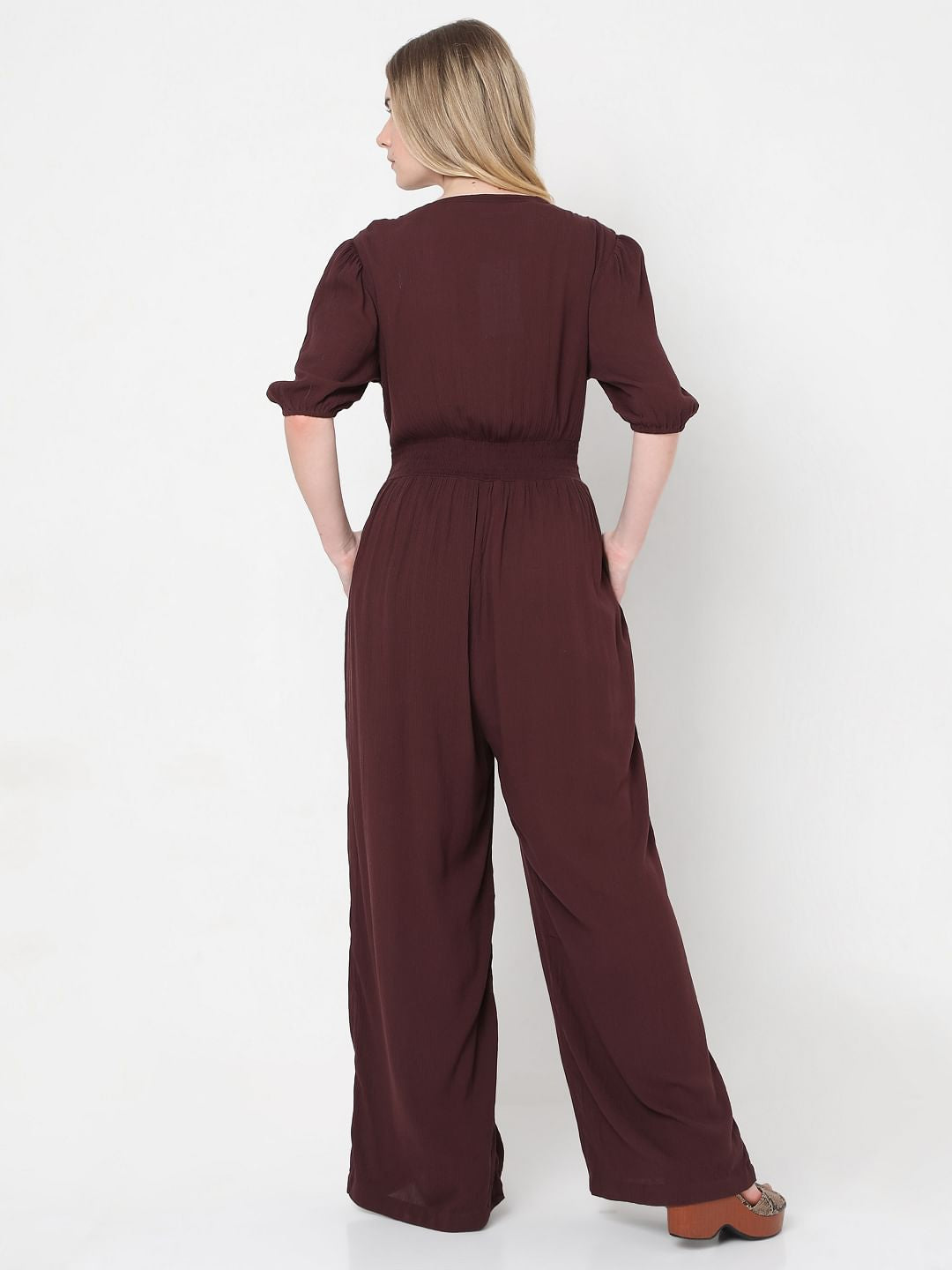 Maroon Jumpsuit