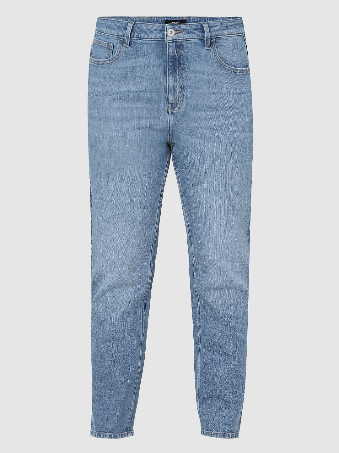 Curve Blue High Rise Jade Straight Fit Jeans