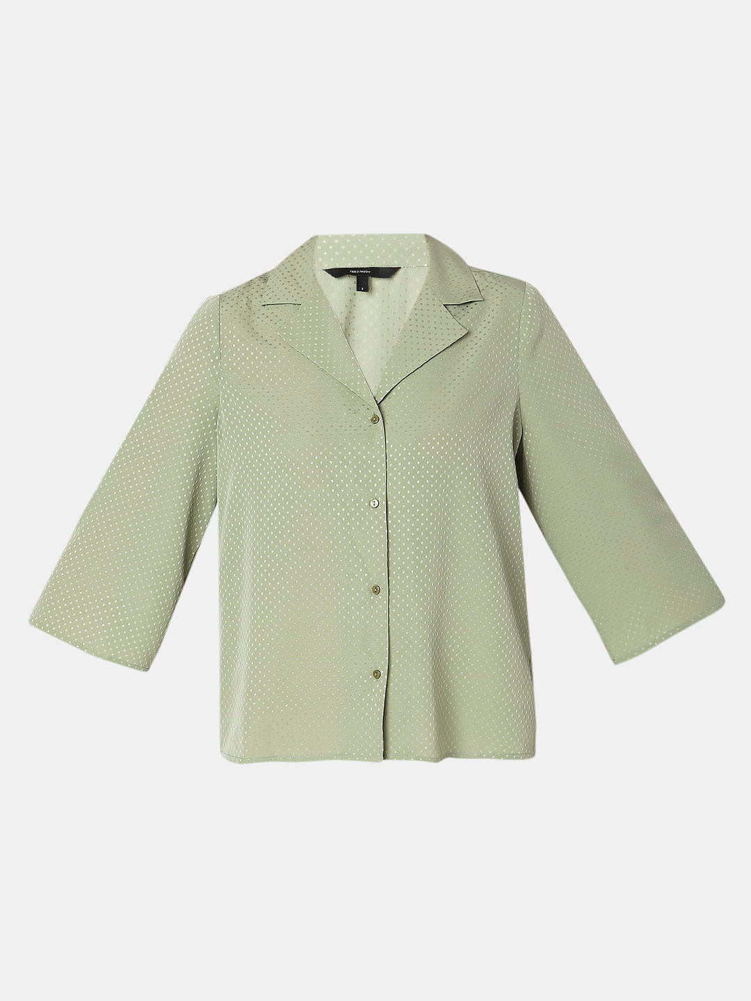 Green Polka Dot Shirt