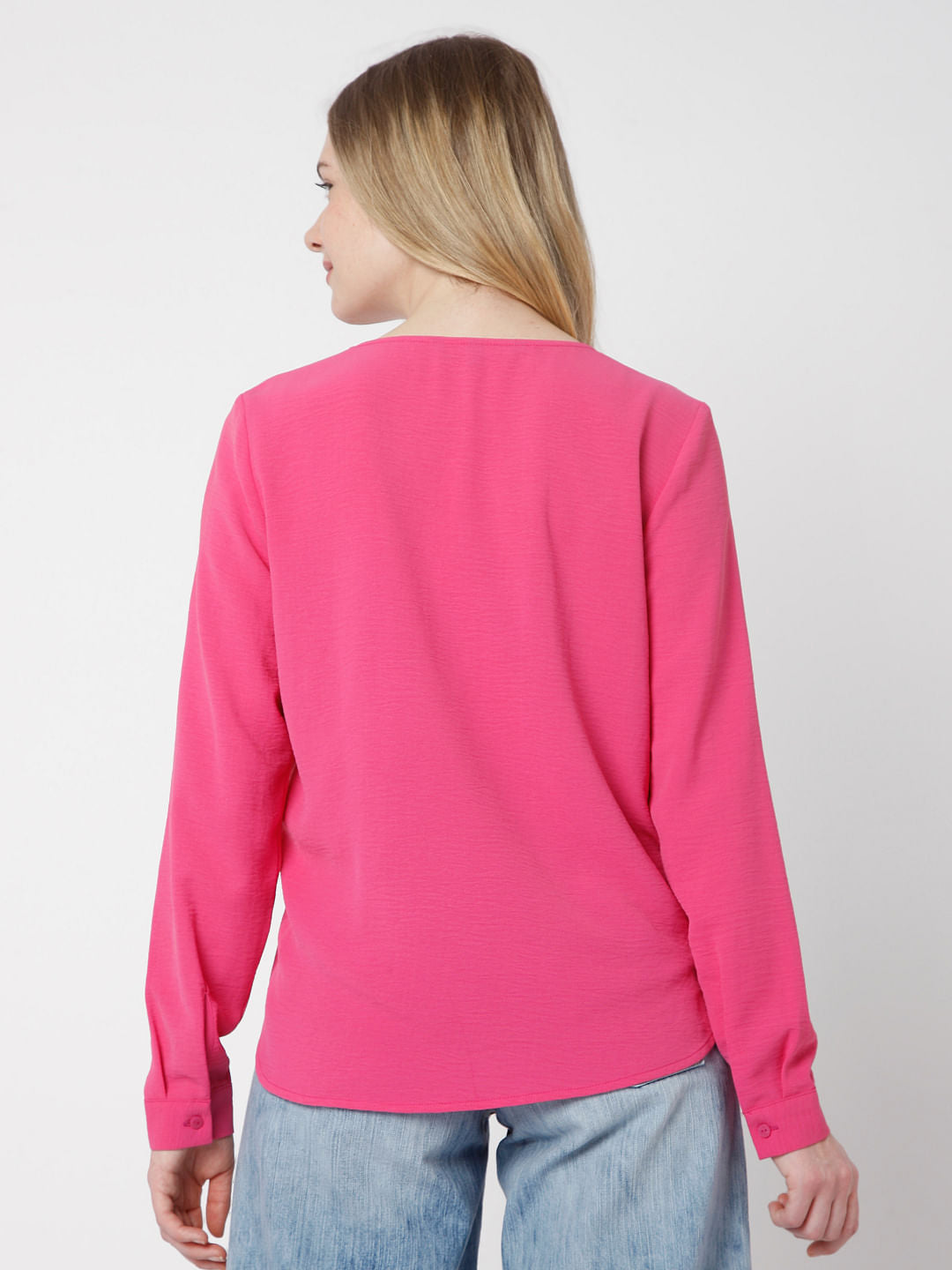 Pink Textured Shirt