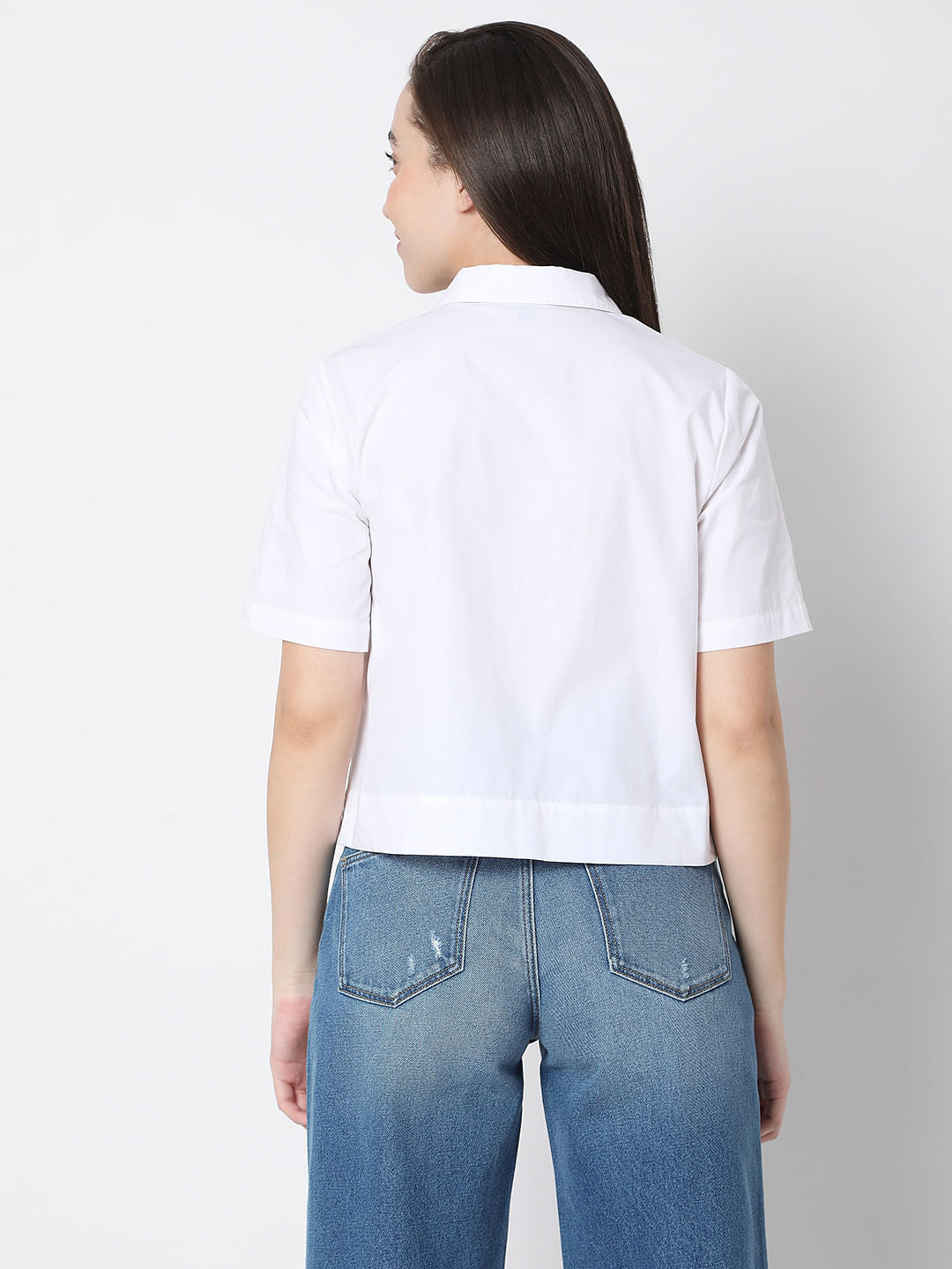 White Embroidered Shirt