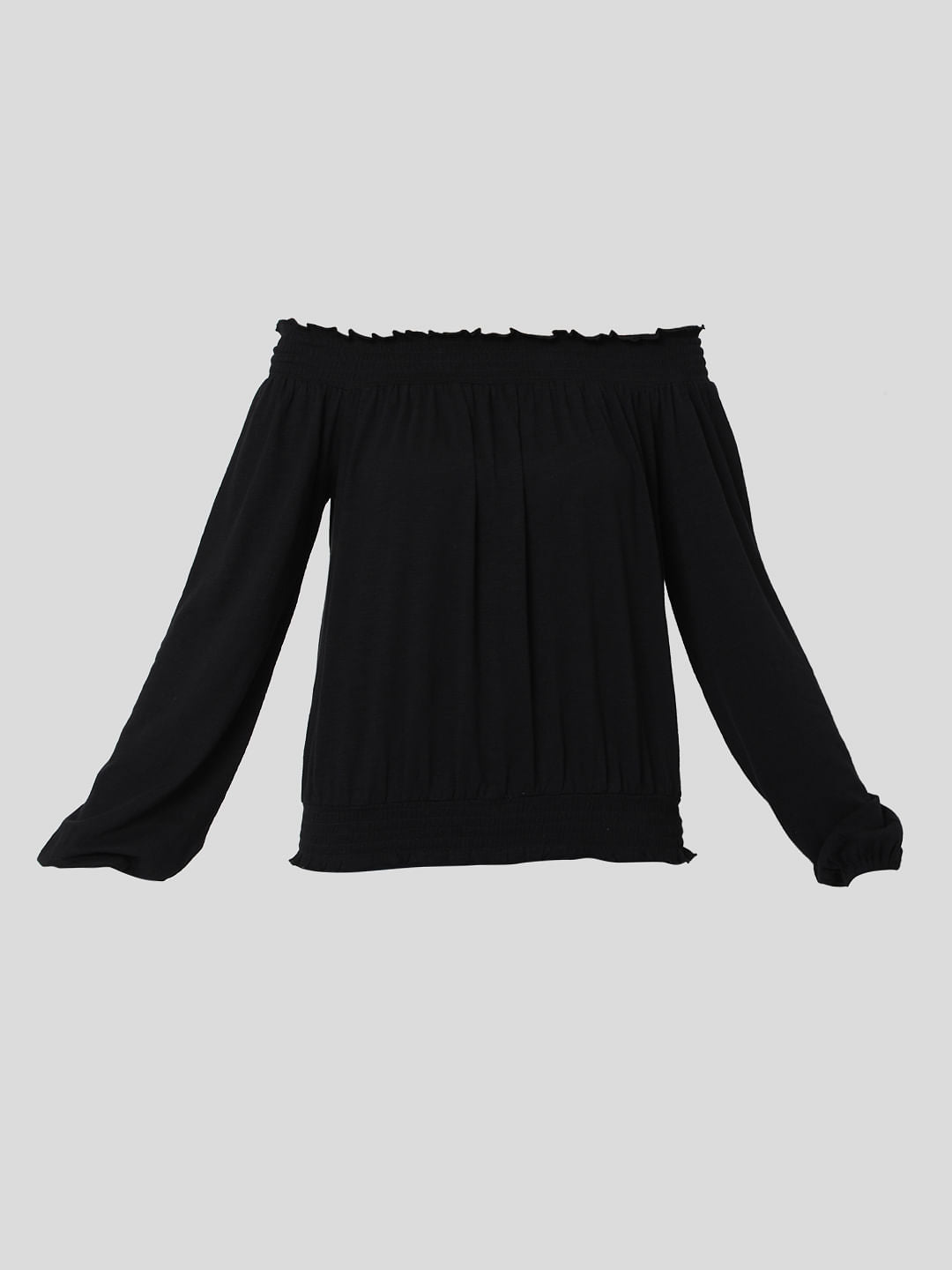Black Off Shoulder Top