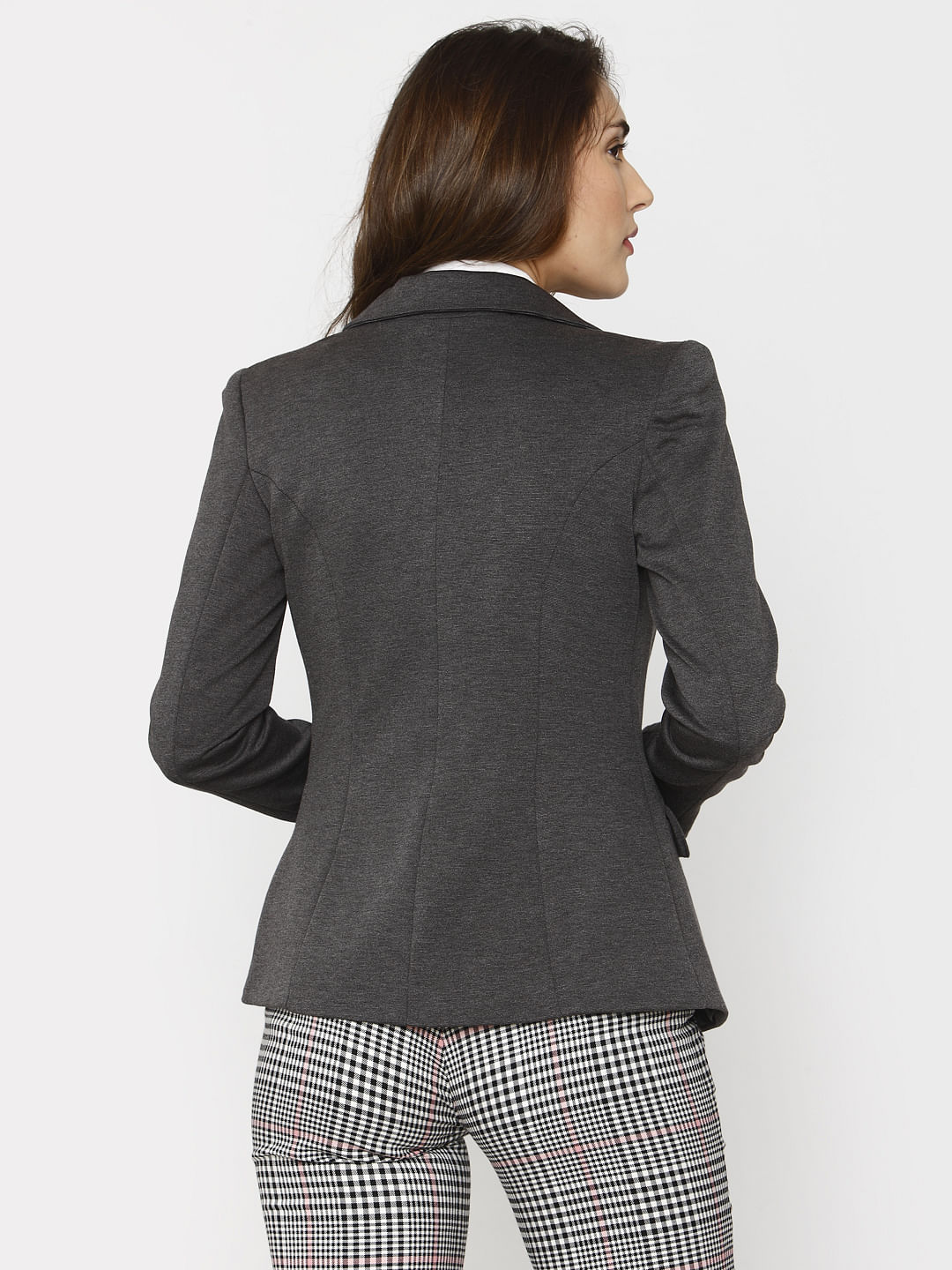 Grey Slim Fit Blazer