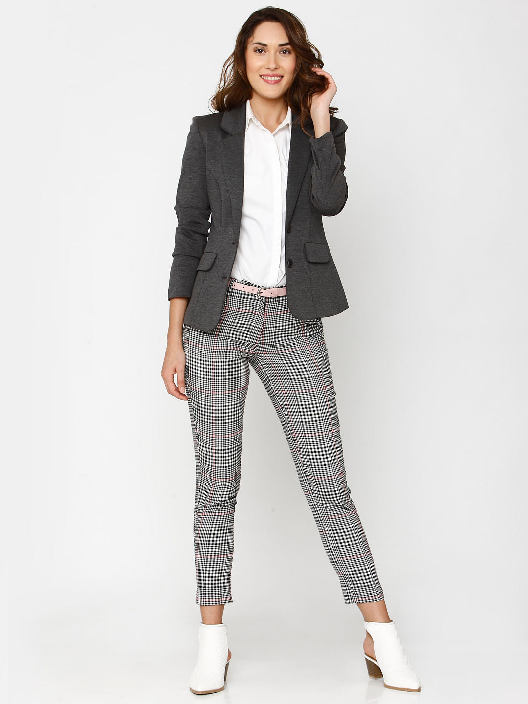 Grey Slim Fit Blazer