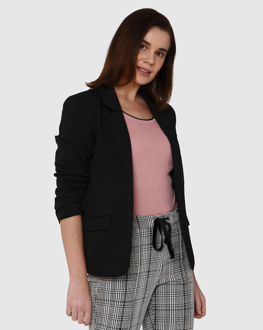 Black Slim Fit Blazer