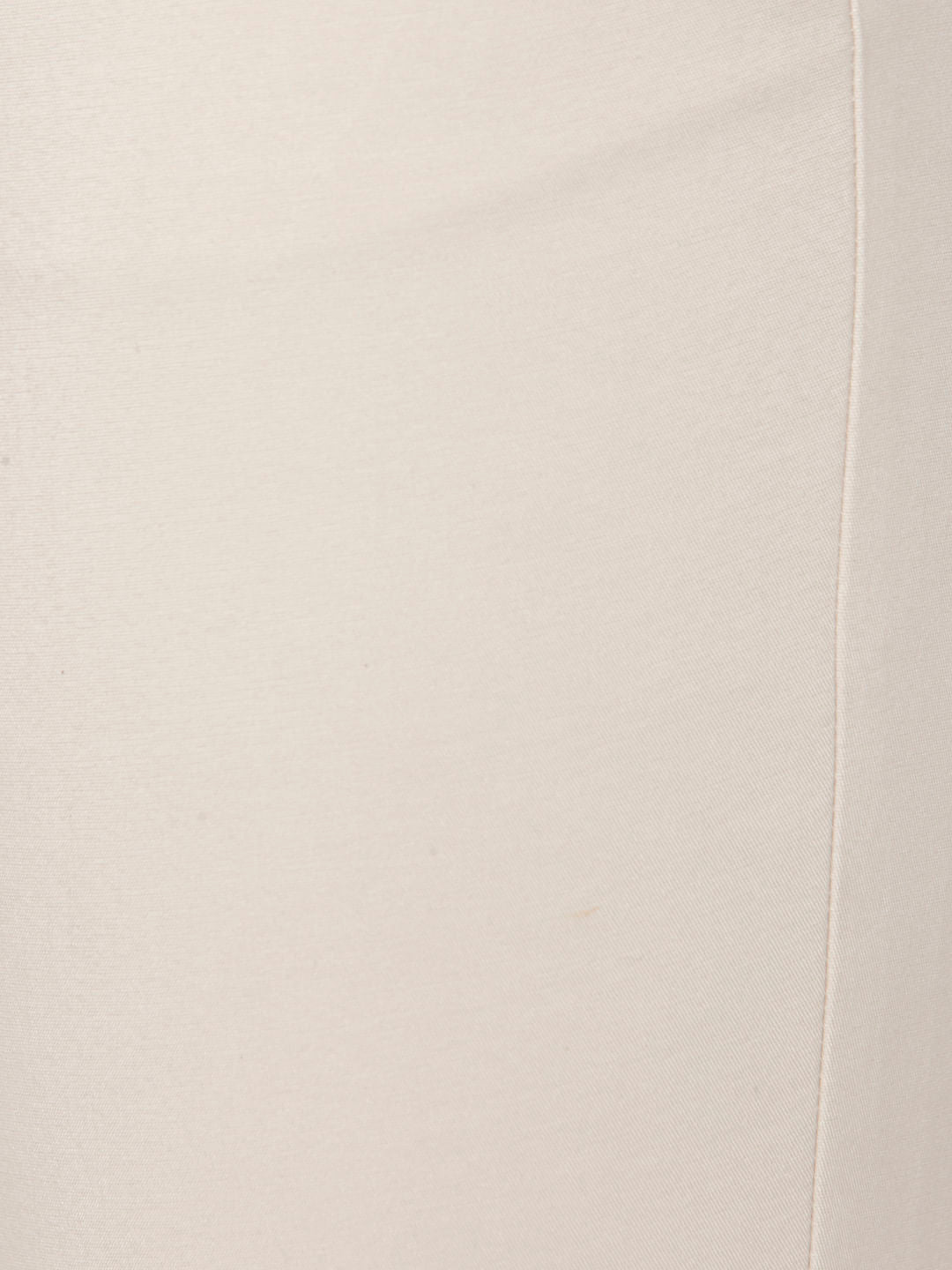 Beige Mid Rise Ankle Length Slim Fit Pants