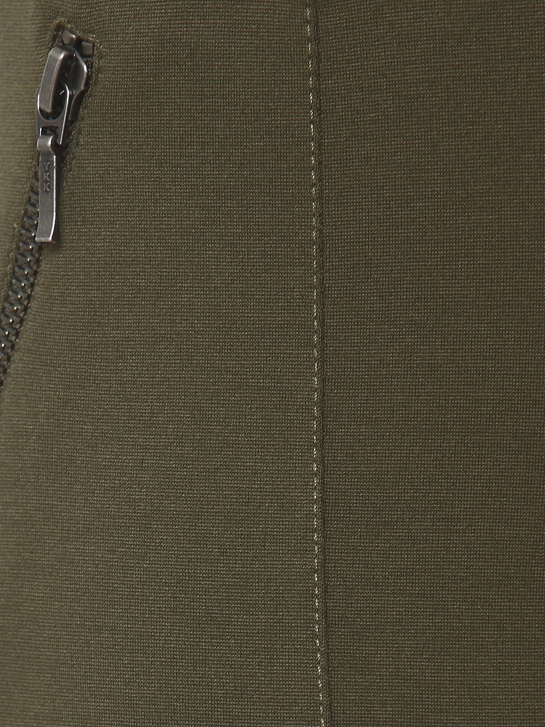 Green Mid Rise Skinny Fit Leggings