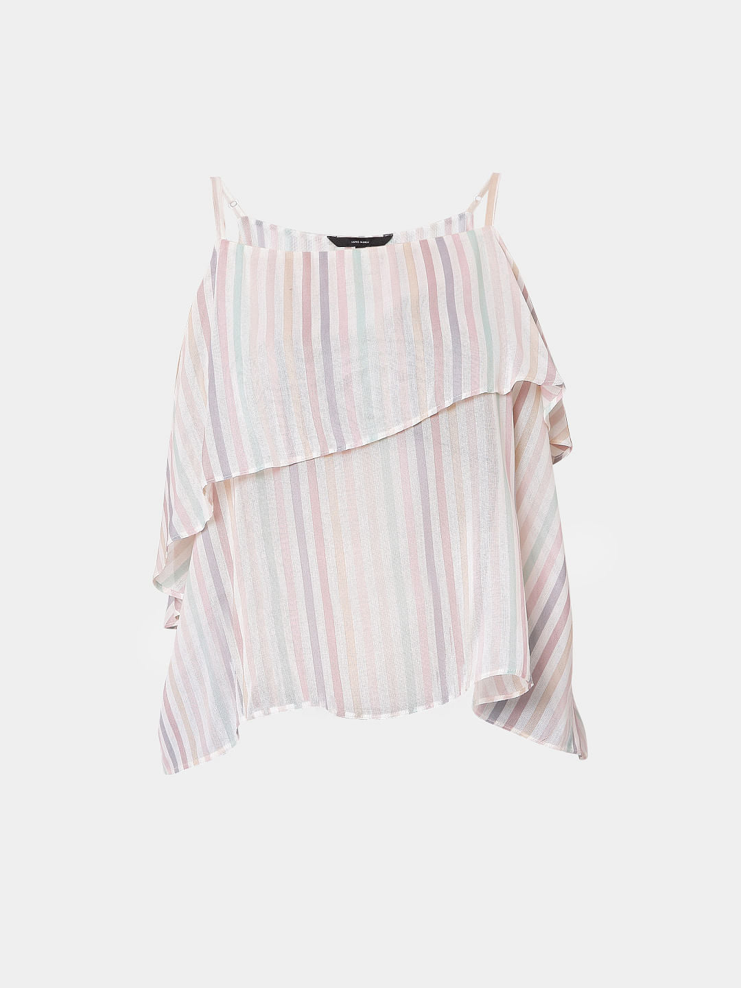 Multi-Coloured Striped Top