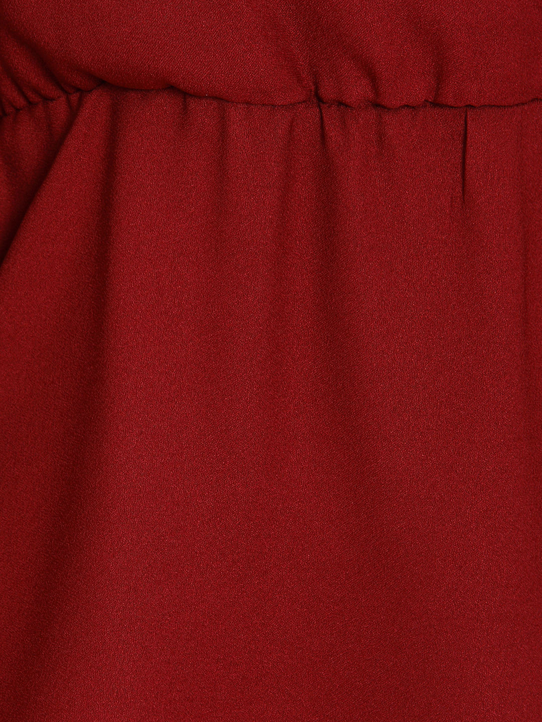 Red Cape Sleeves Top