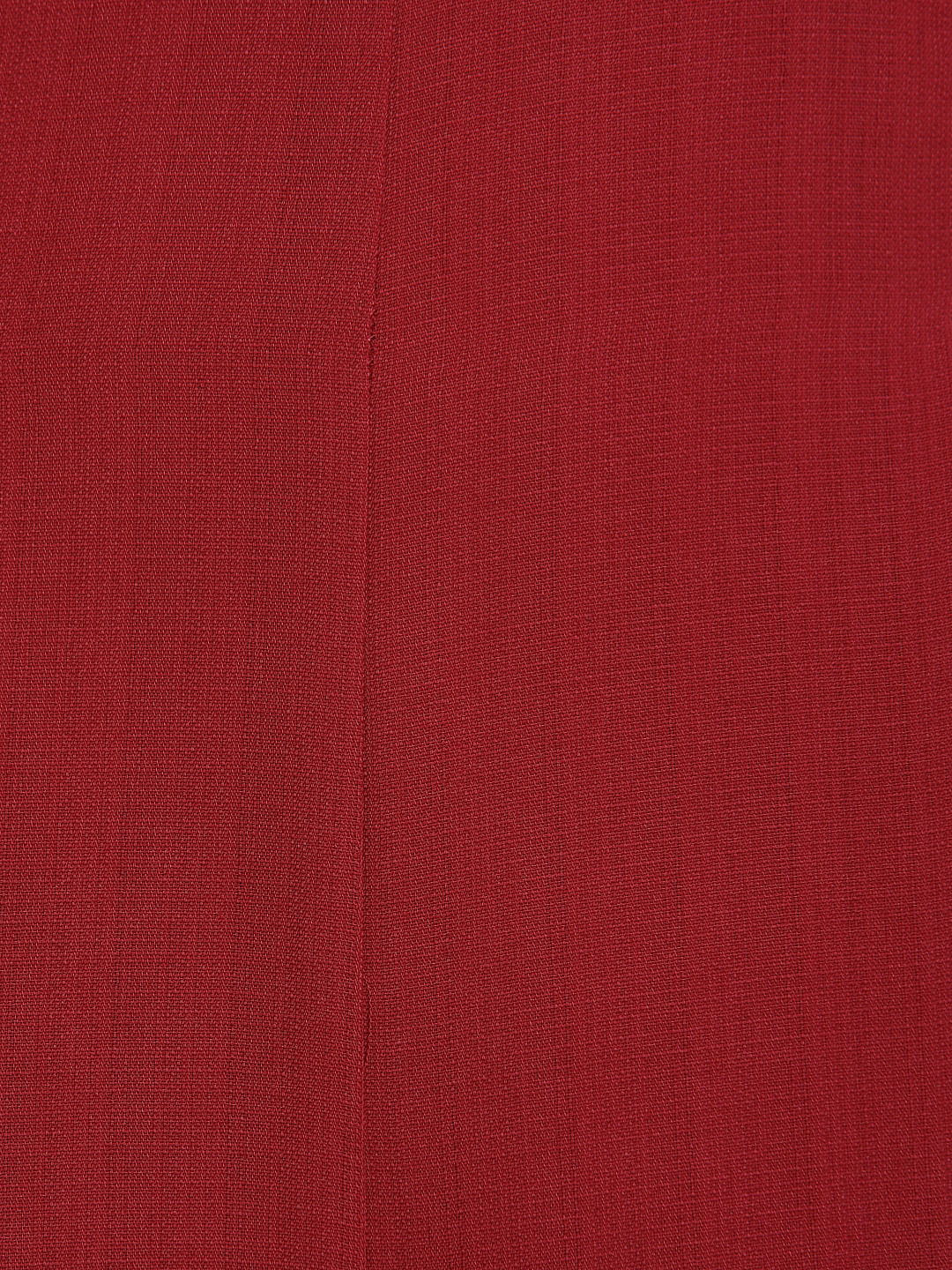 Red Flounce Jumpsuit