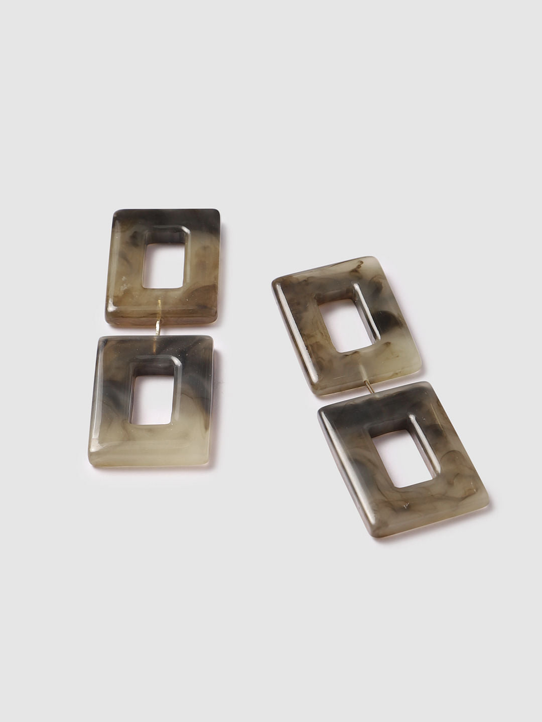 Golden Square Shaper Earrings