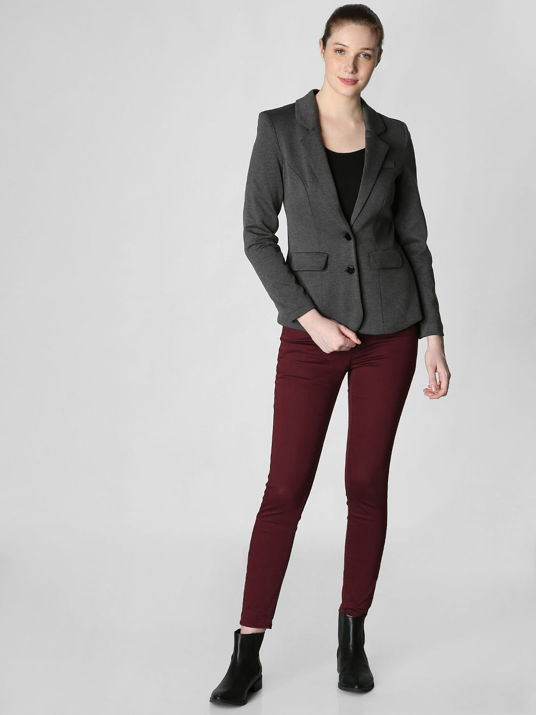 Dark Grey Formal Blazer