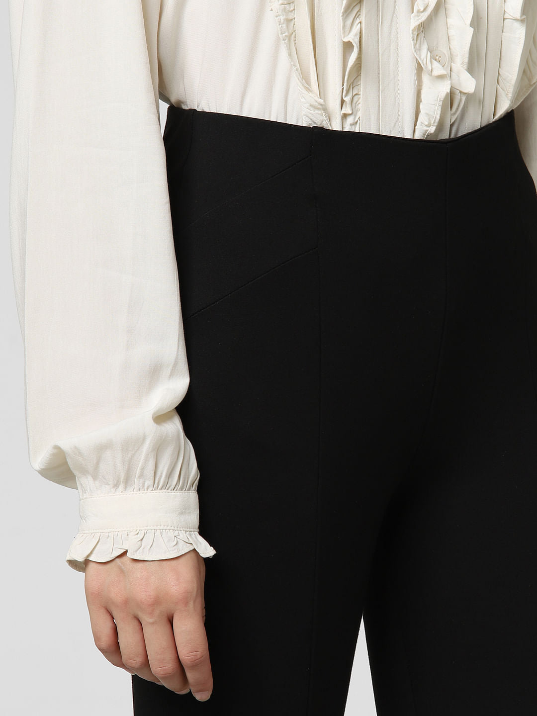 Black High Rise Skinny Fit Leggings