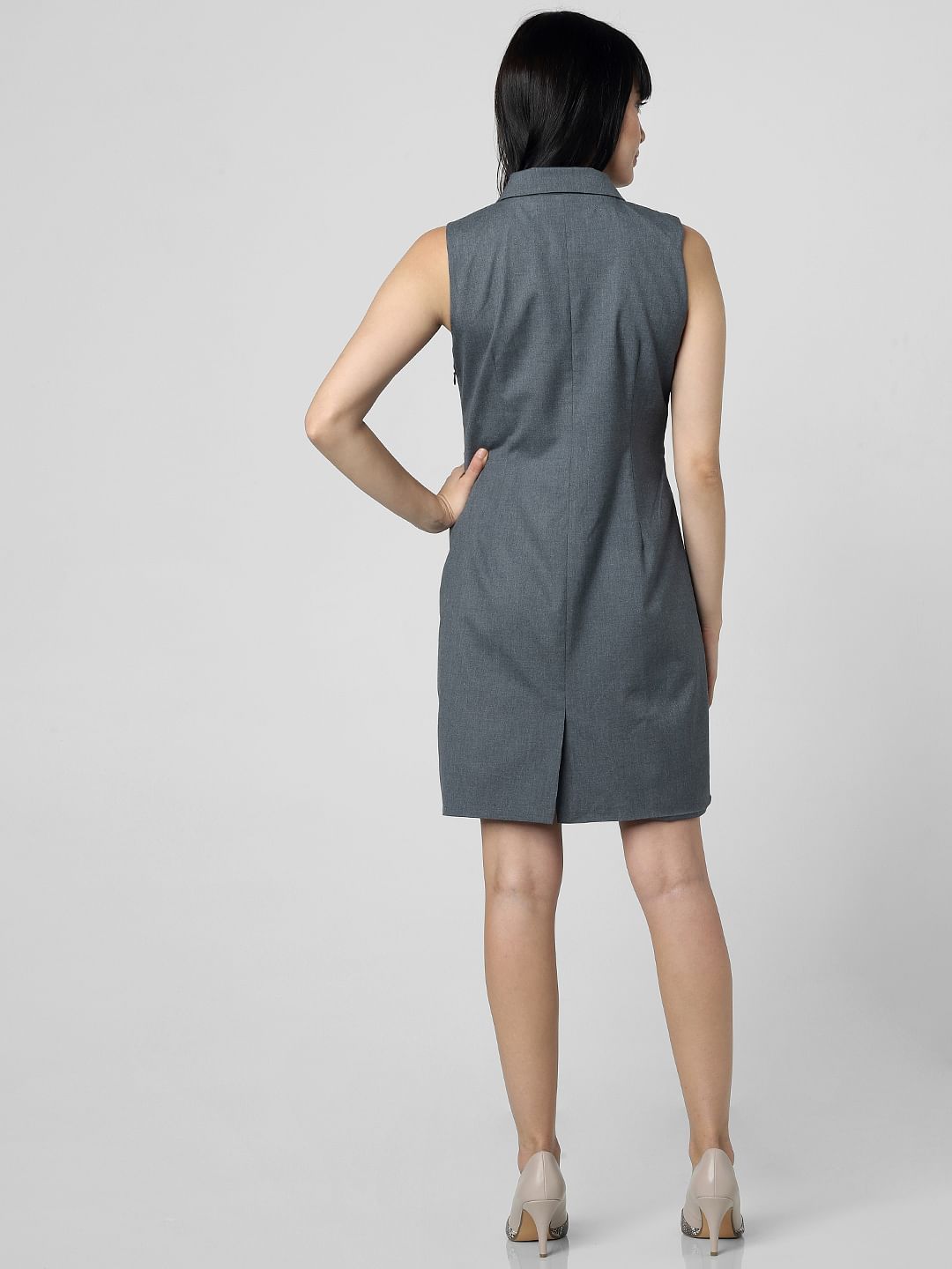 Grey Shift Dress