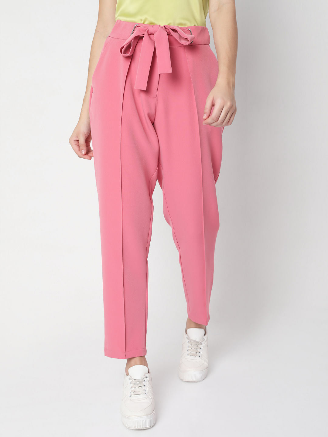 Pink Tailored Trousers