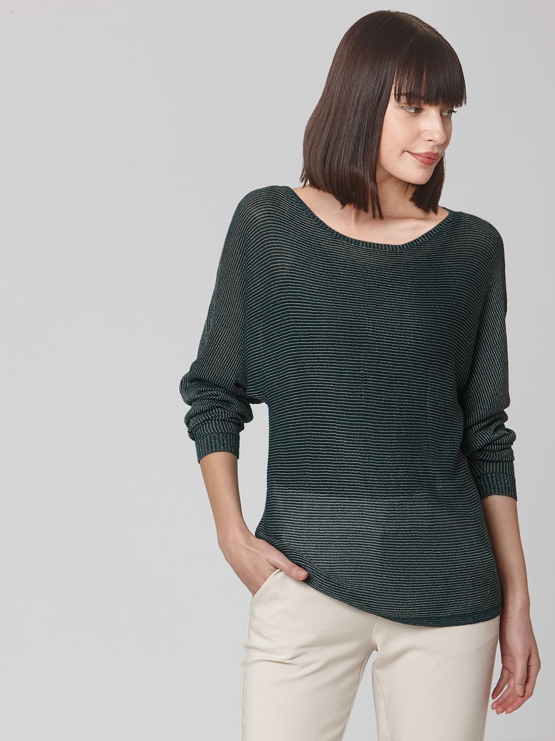 Green Knitted Top