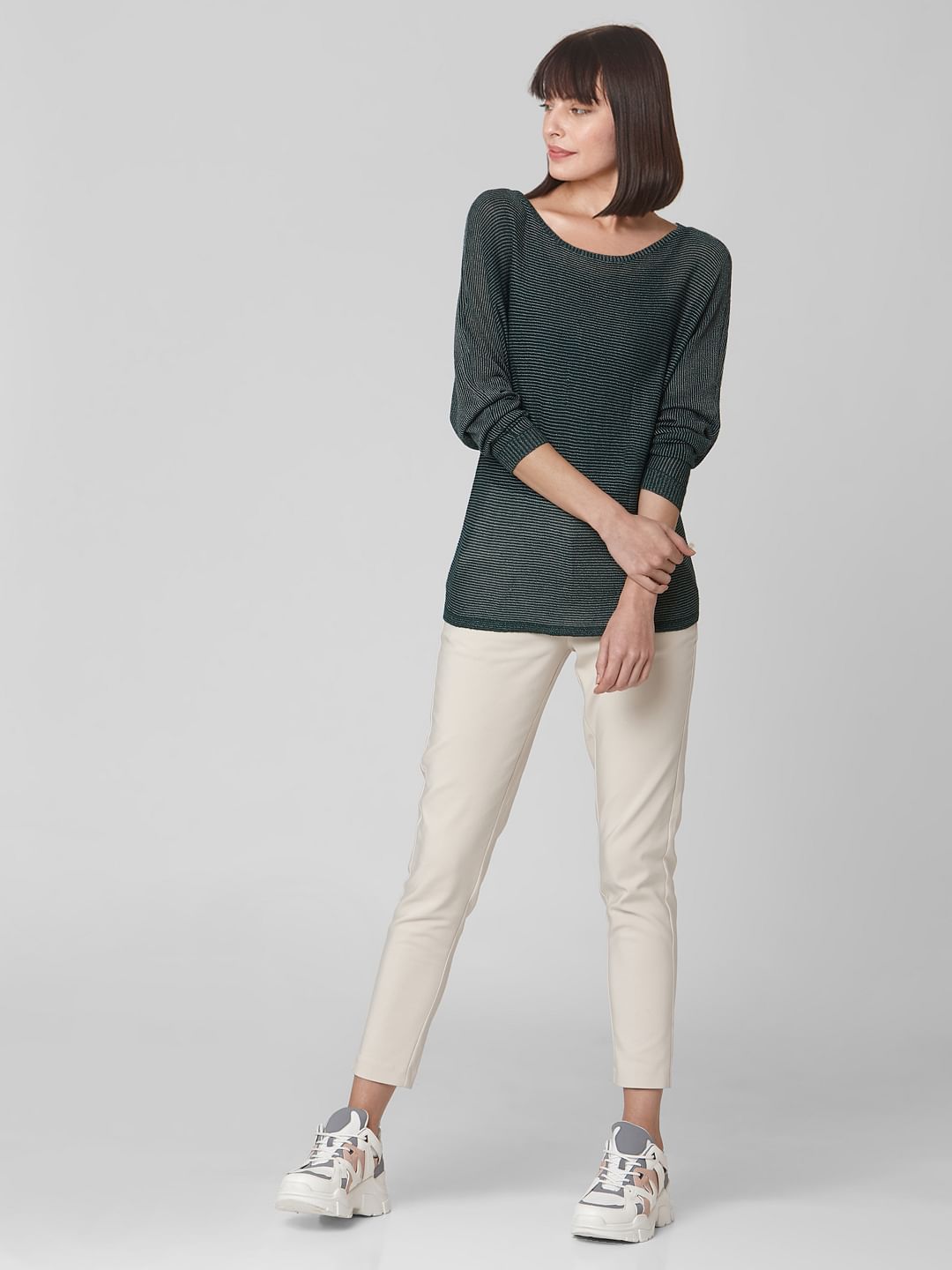 Green Knitted Top