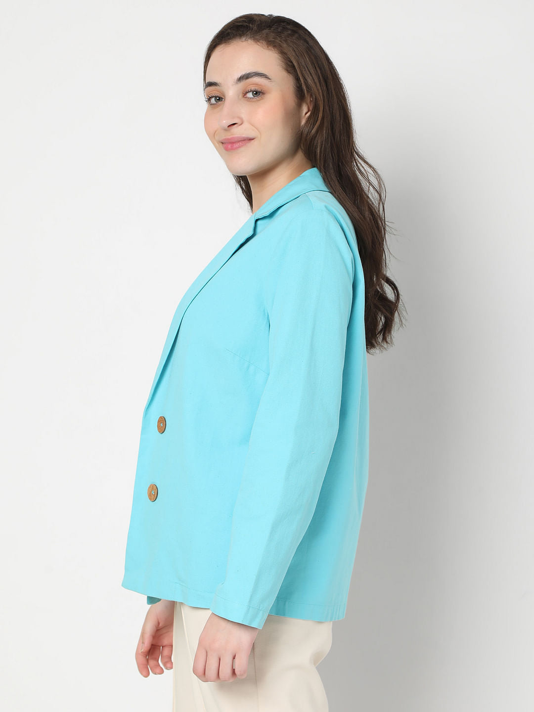 Light Blue Co-Ord Set Blazer