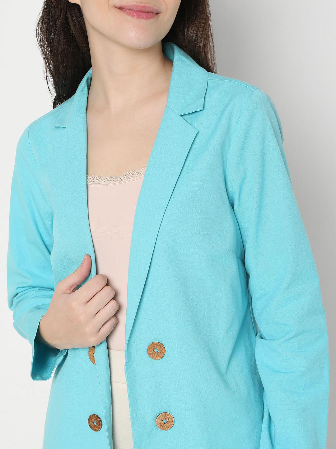 Light Blue Co-Ord Set Blazer