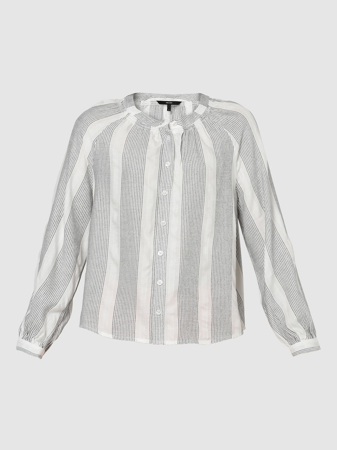 White Striped Shirt