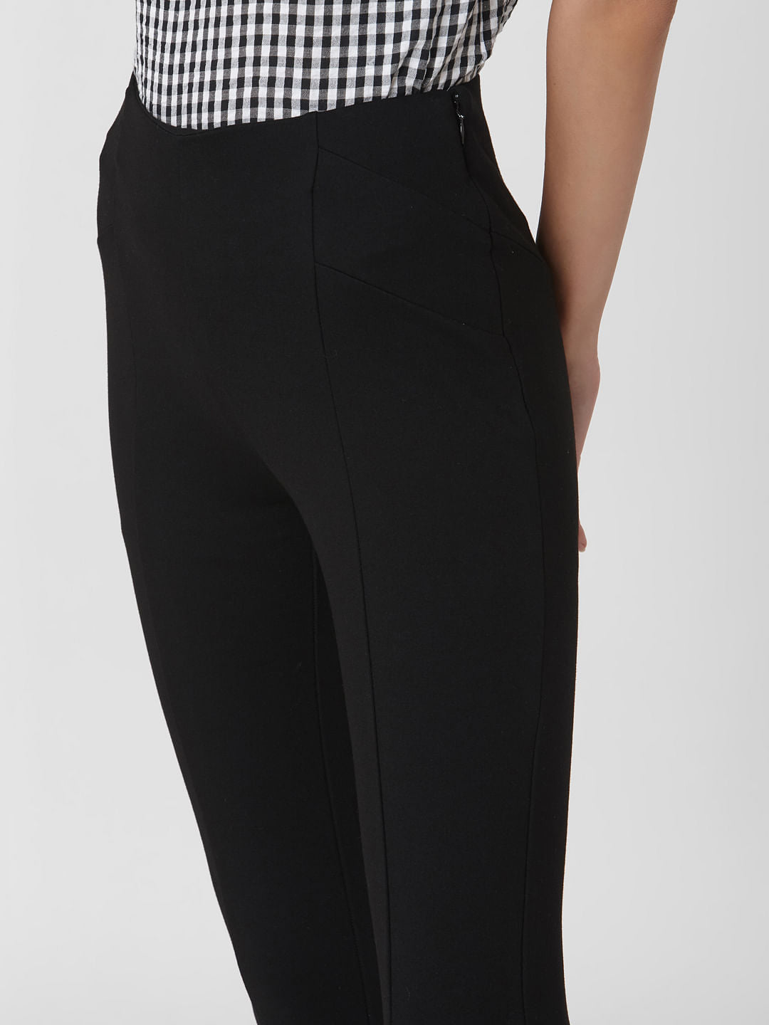 Black High Rise Skinny Fit Leggings