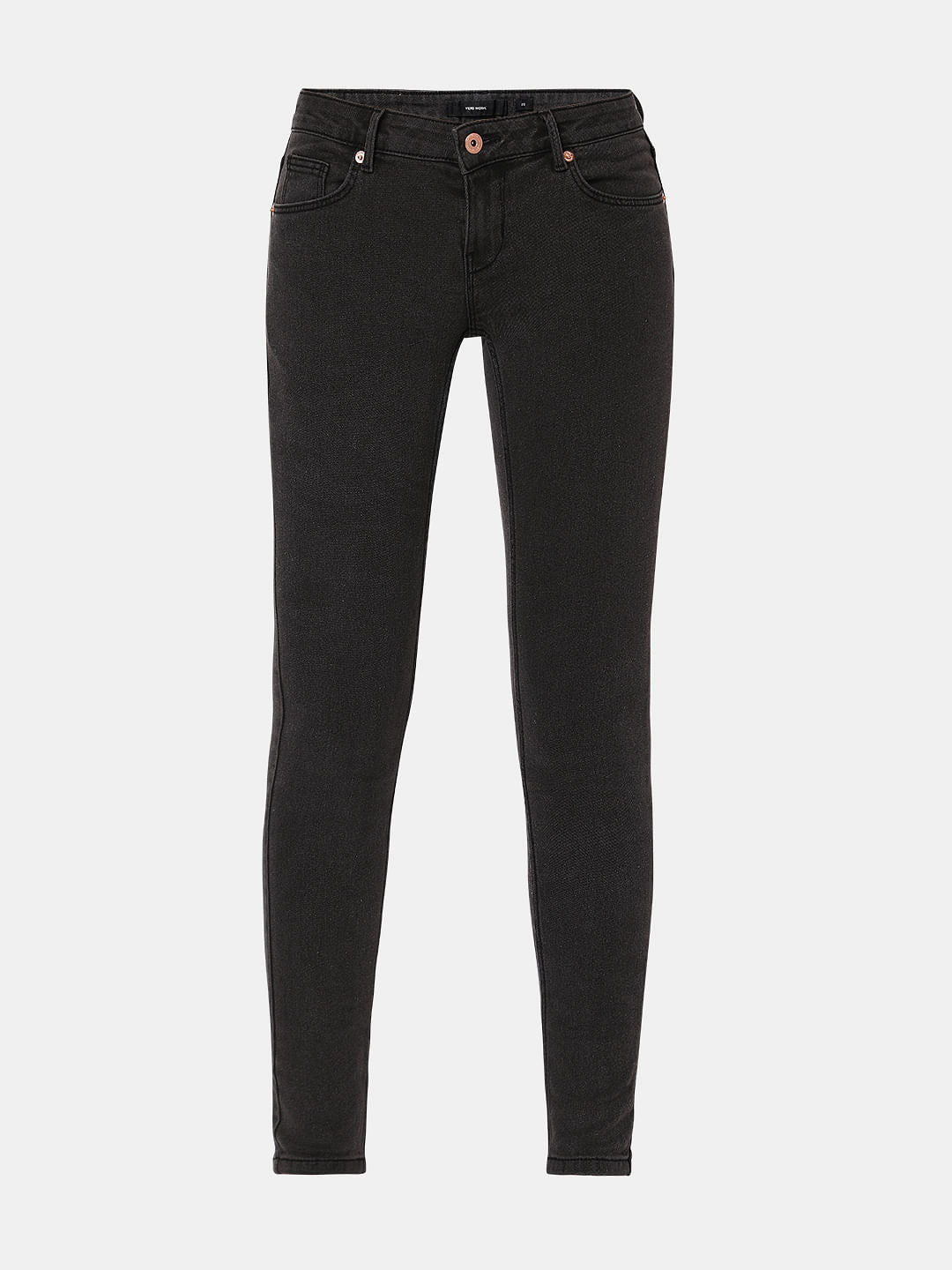 Grey Low Rise Wendy Skinny Jeans