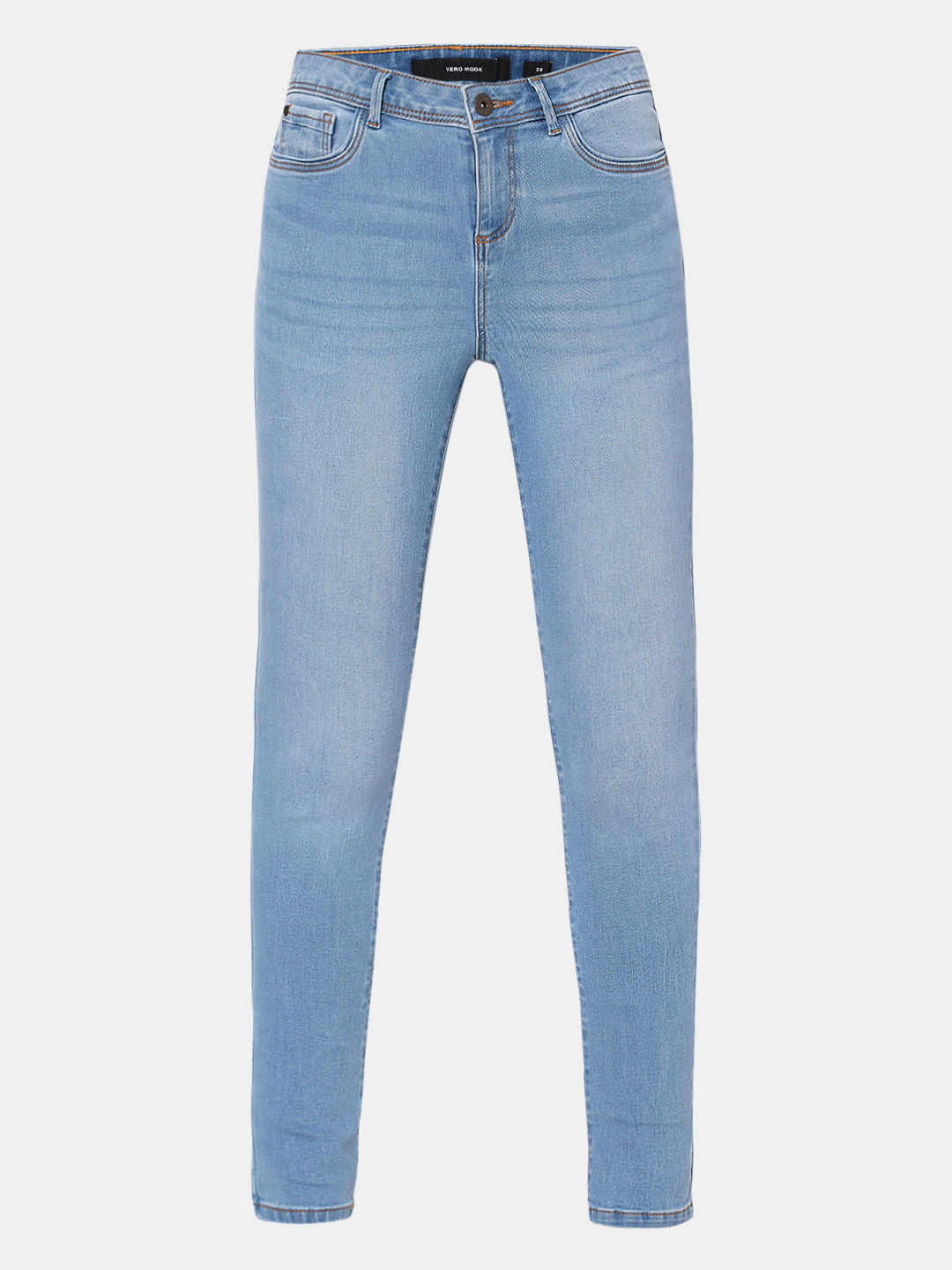 Light Blue Mid Rise Wendy Skinny Jeans