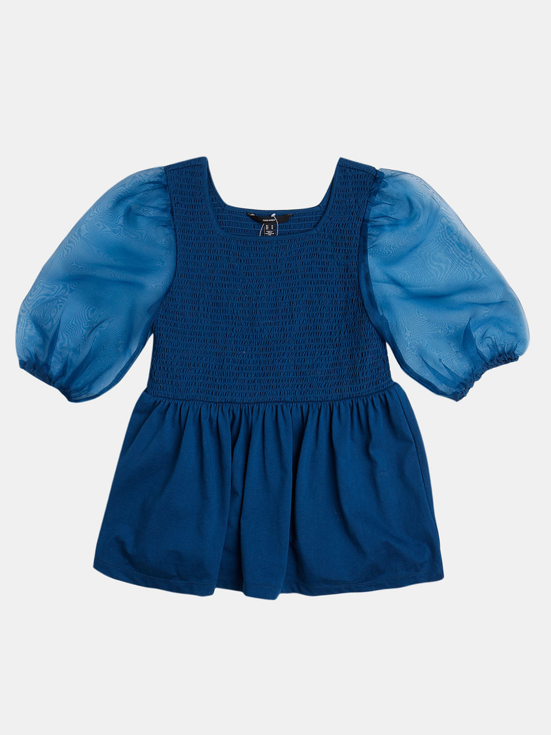 Blue Smock Top