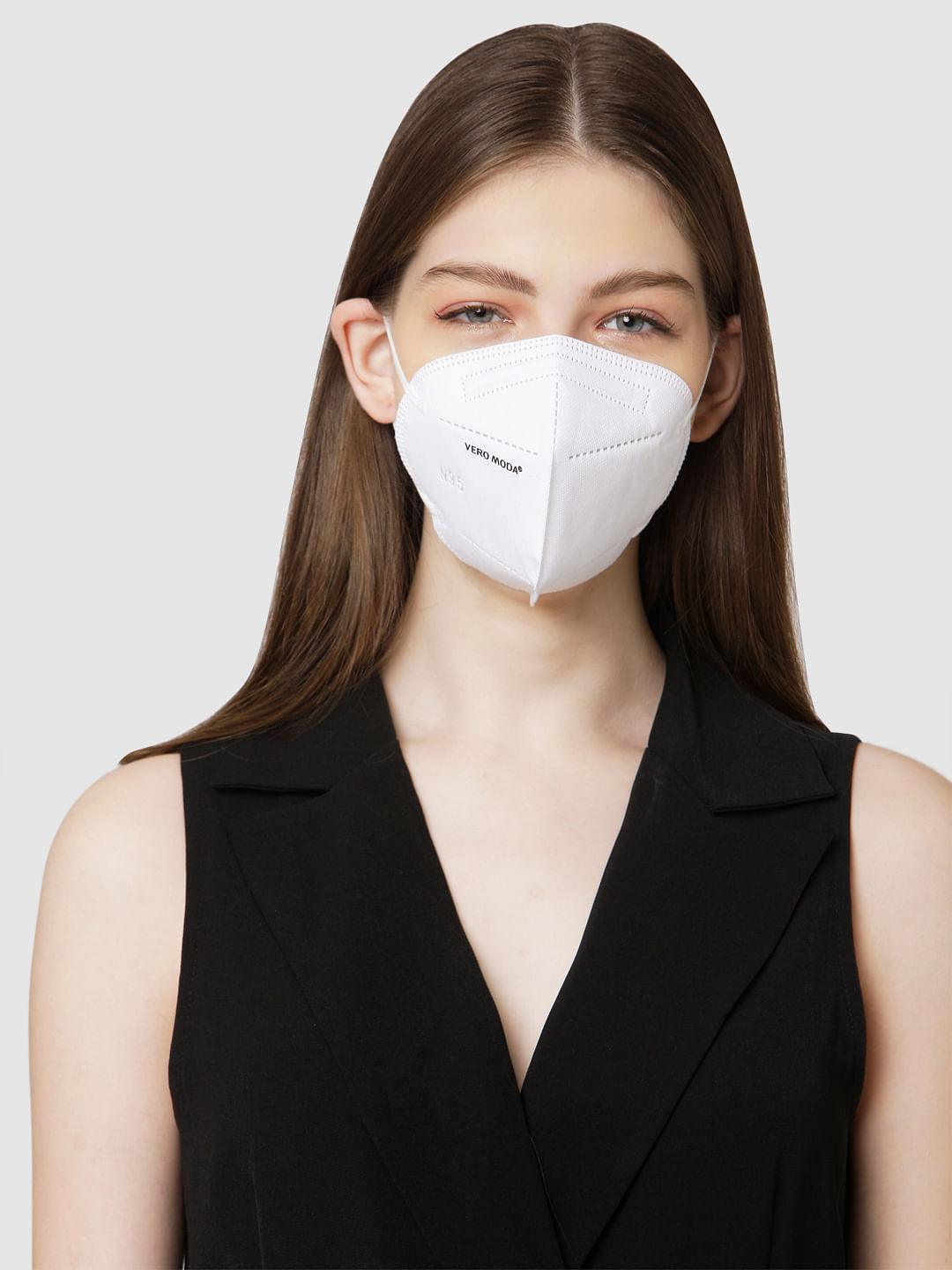 Pack Of 5 White N95 5Ply Anti-Bacterial Mask