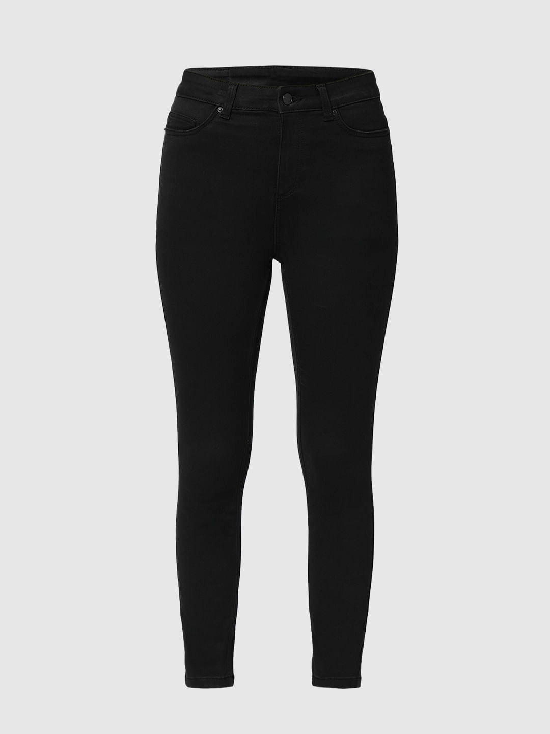 I.Scenery By Vero Moda Black High Rise Wendy Skinny Jeans
