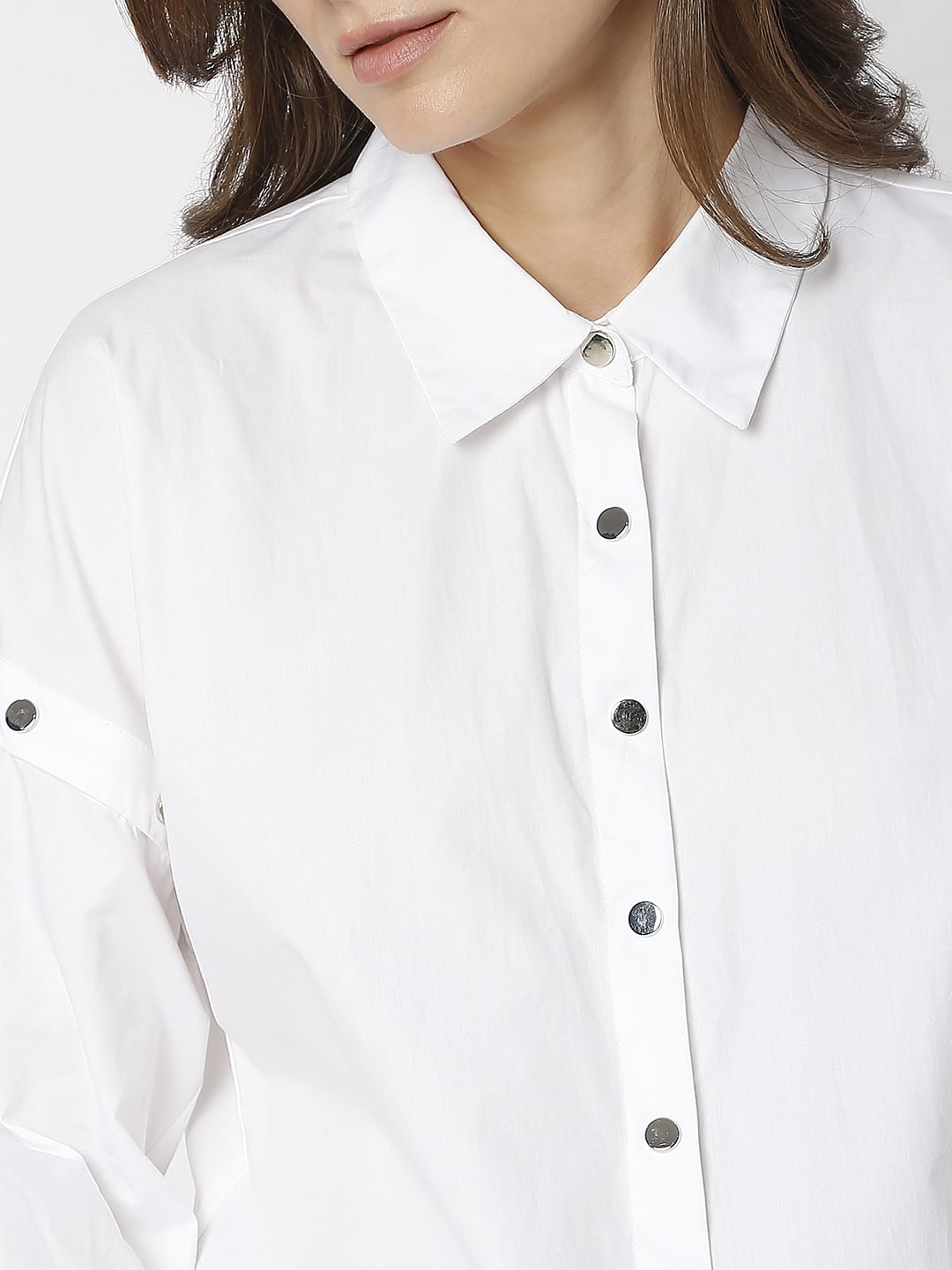 White Poplin Shirt