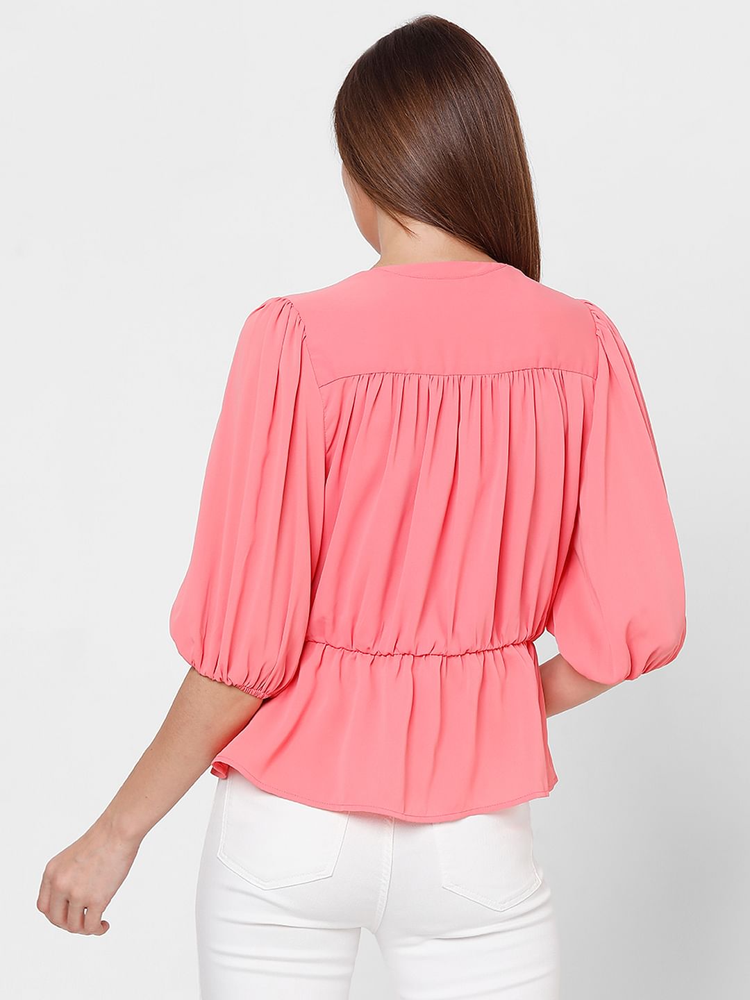 Pink Wrap Top