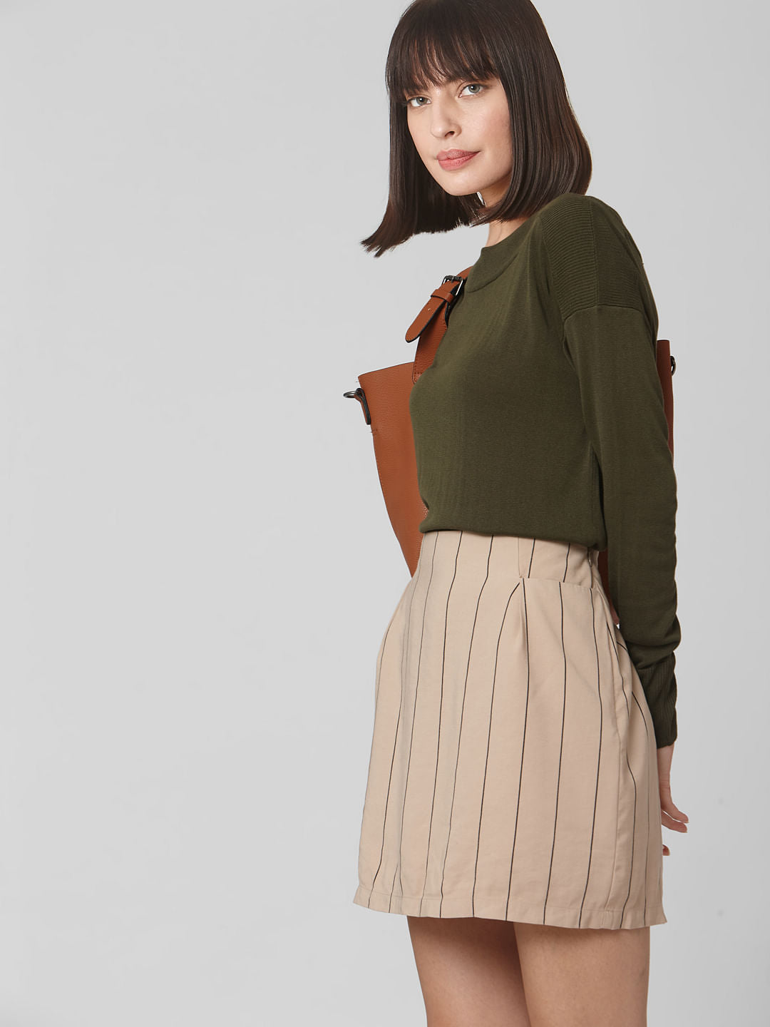Green Boat Neck Pullover