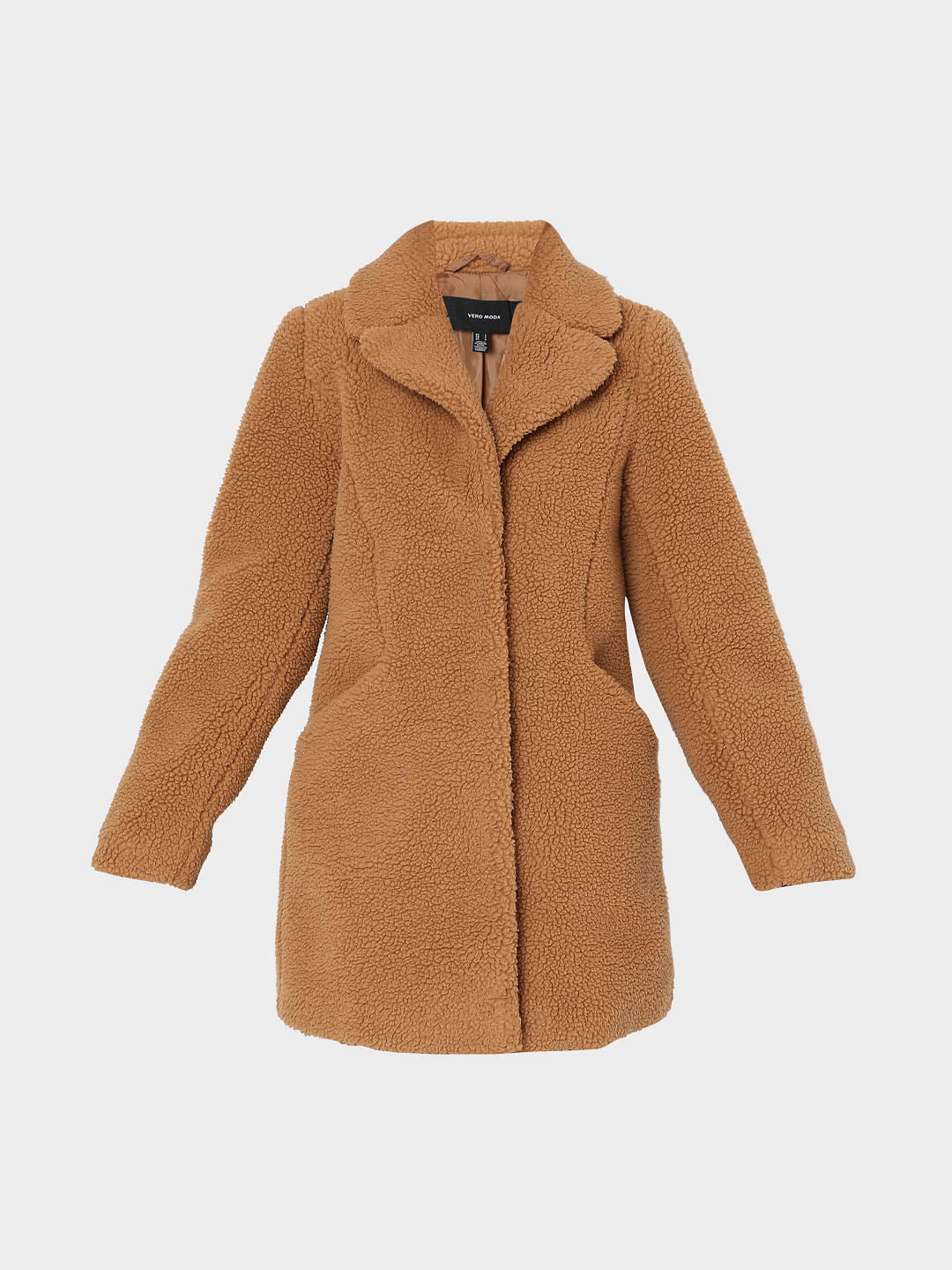 Brown Long Teddy Jacket