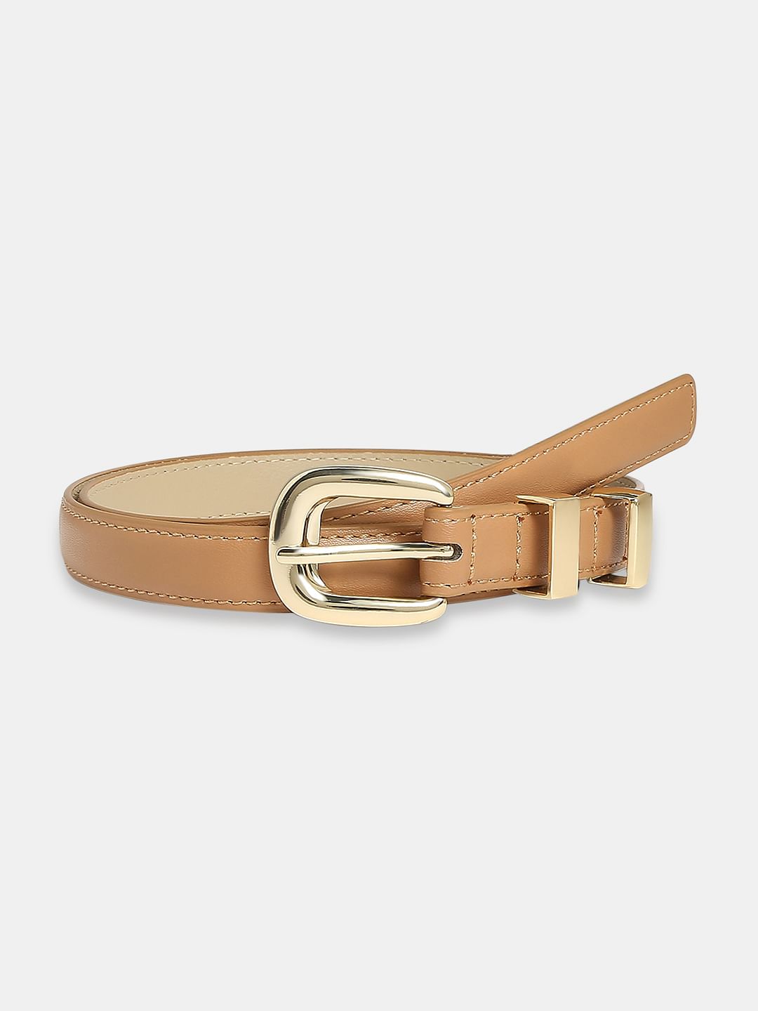 Brown Slim Jeans Belt