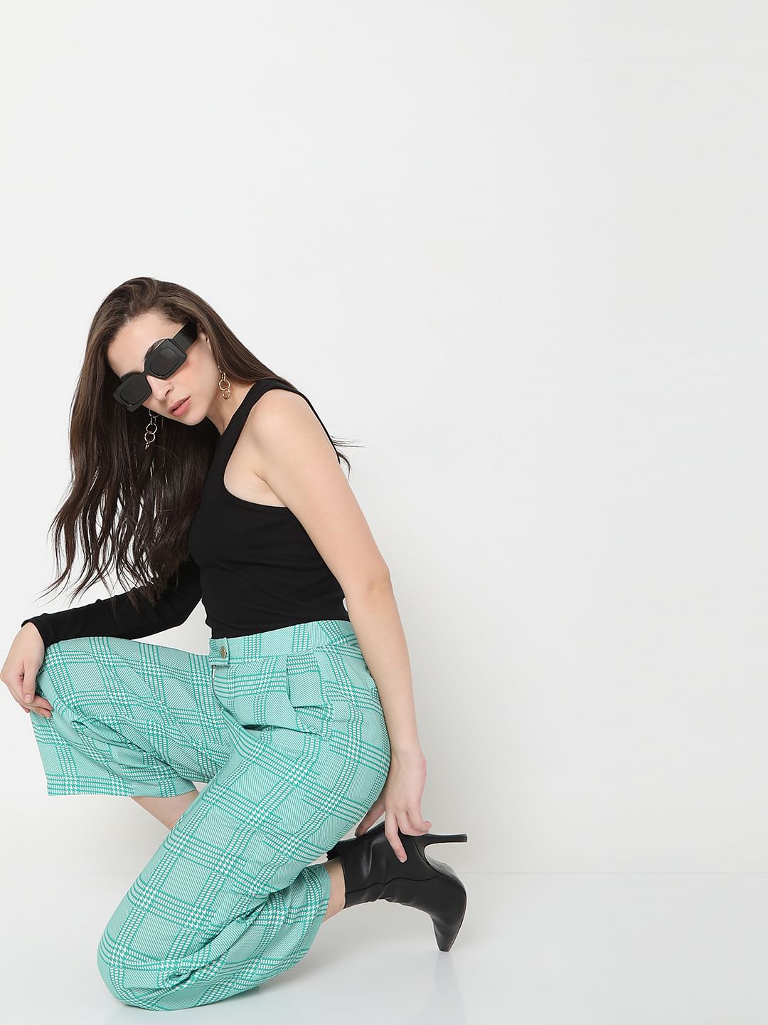 Black One Shoulder T-Shirt