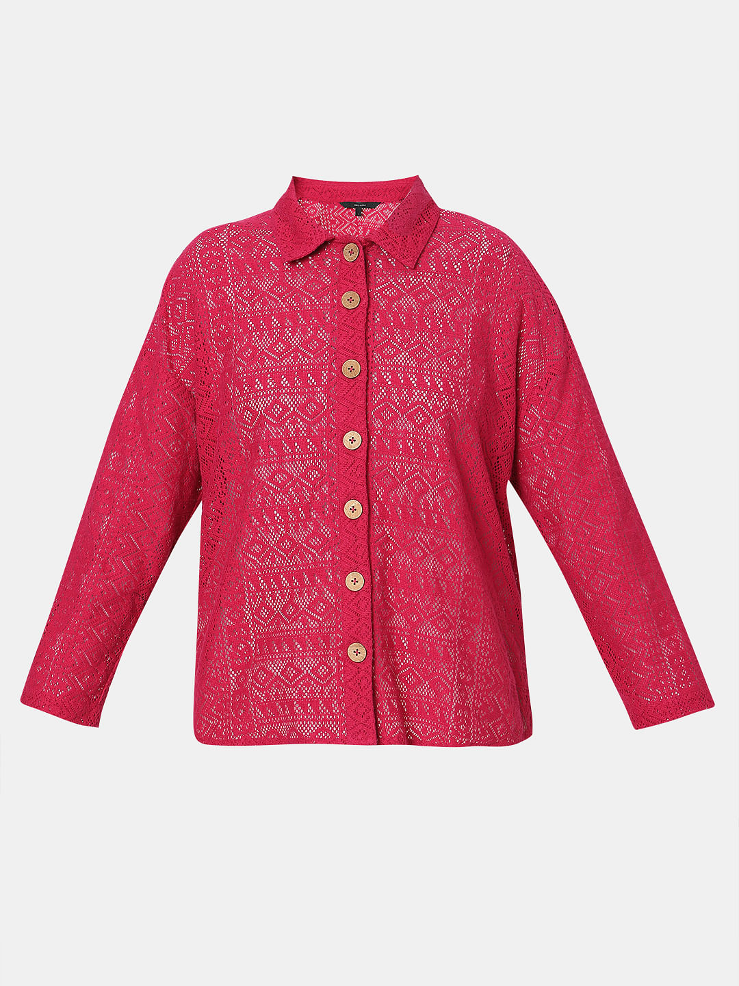 Red Embroidered Shirt