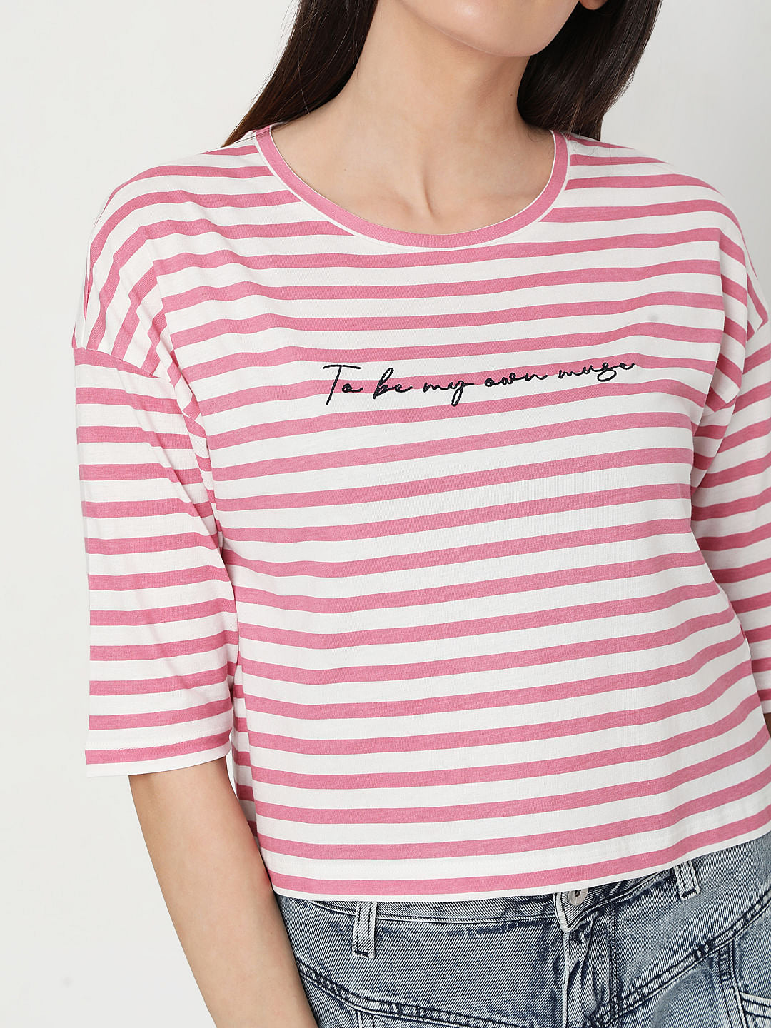 Pink Striped T-Shirt