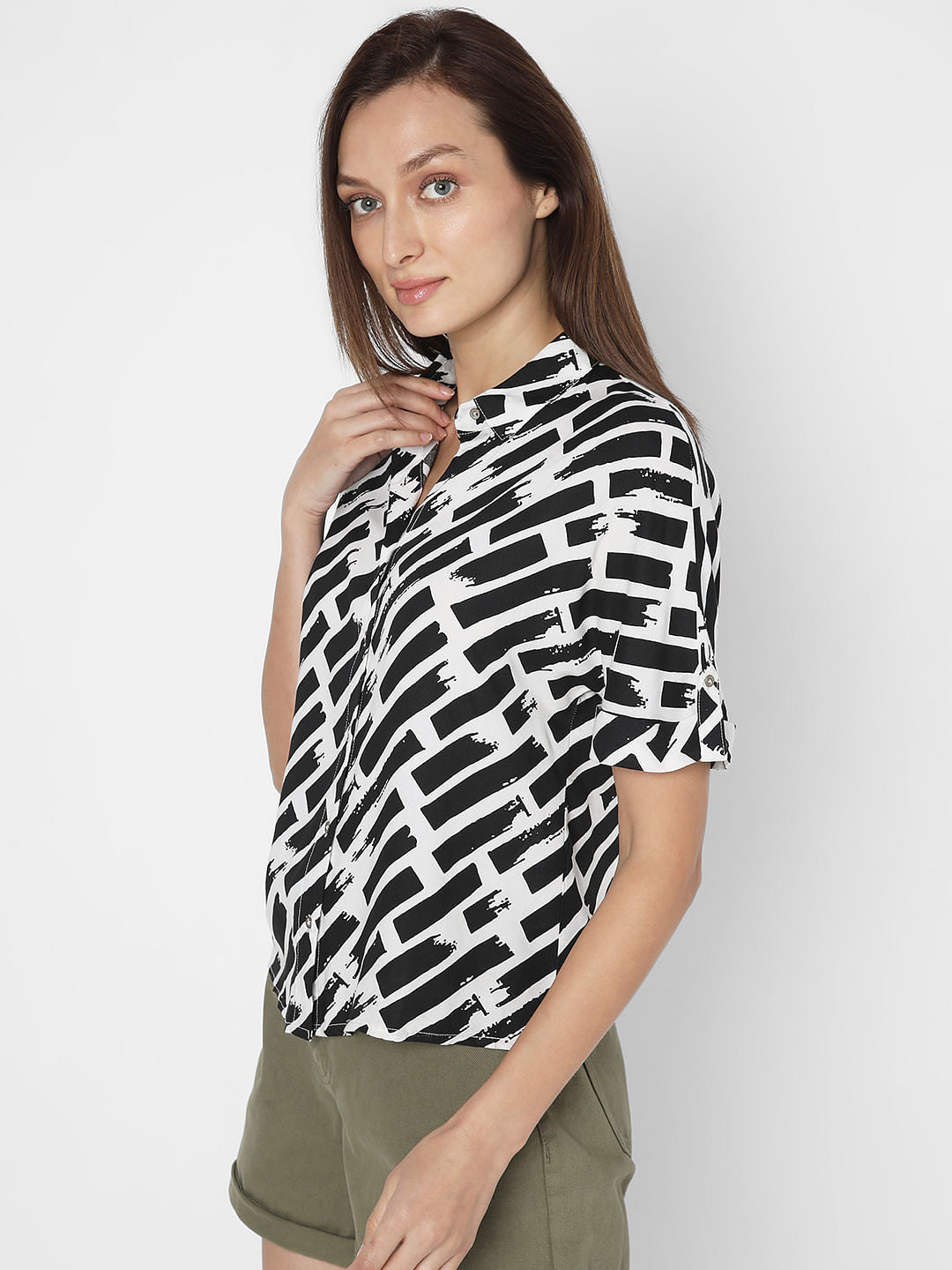 White Monochrome Shirt