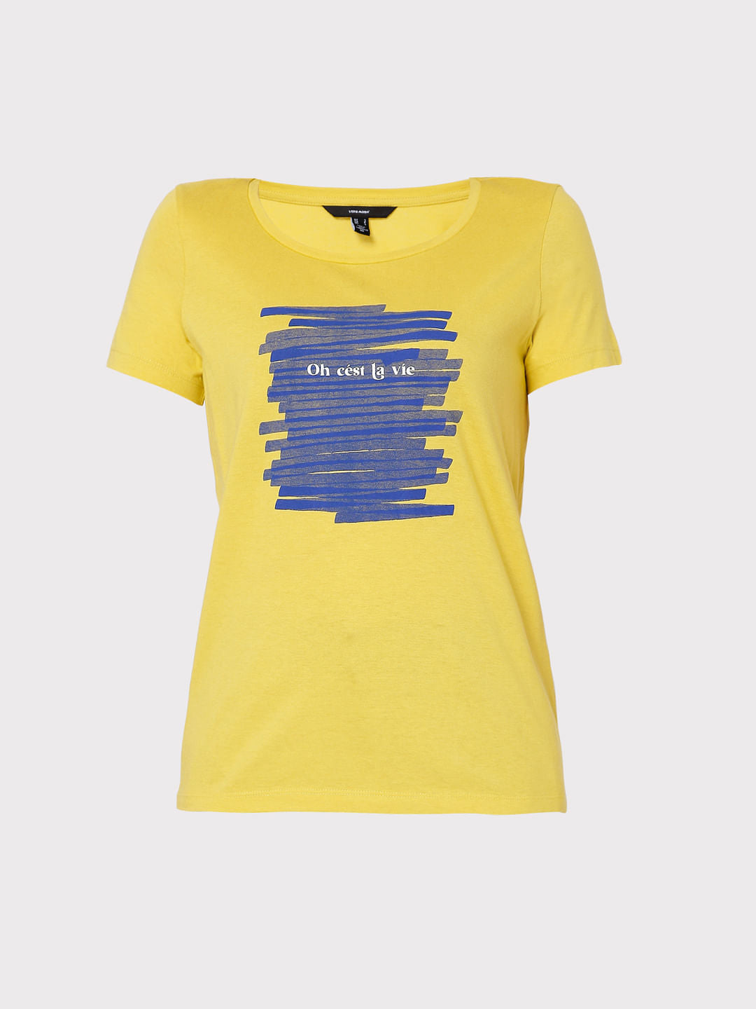 Yellow Graphic Print T-Shirt