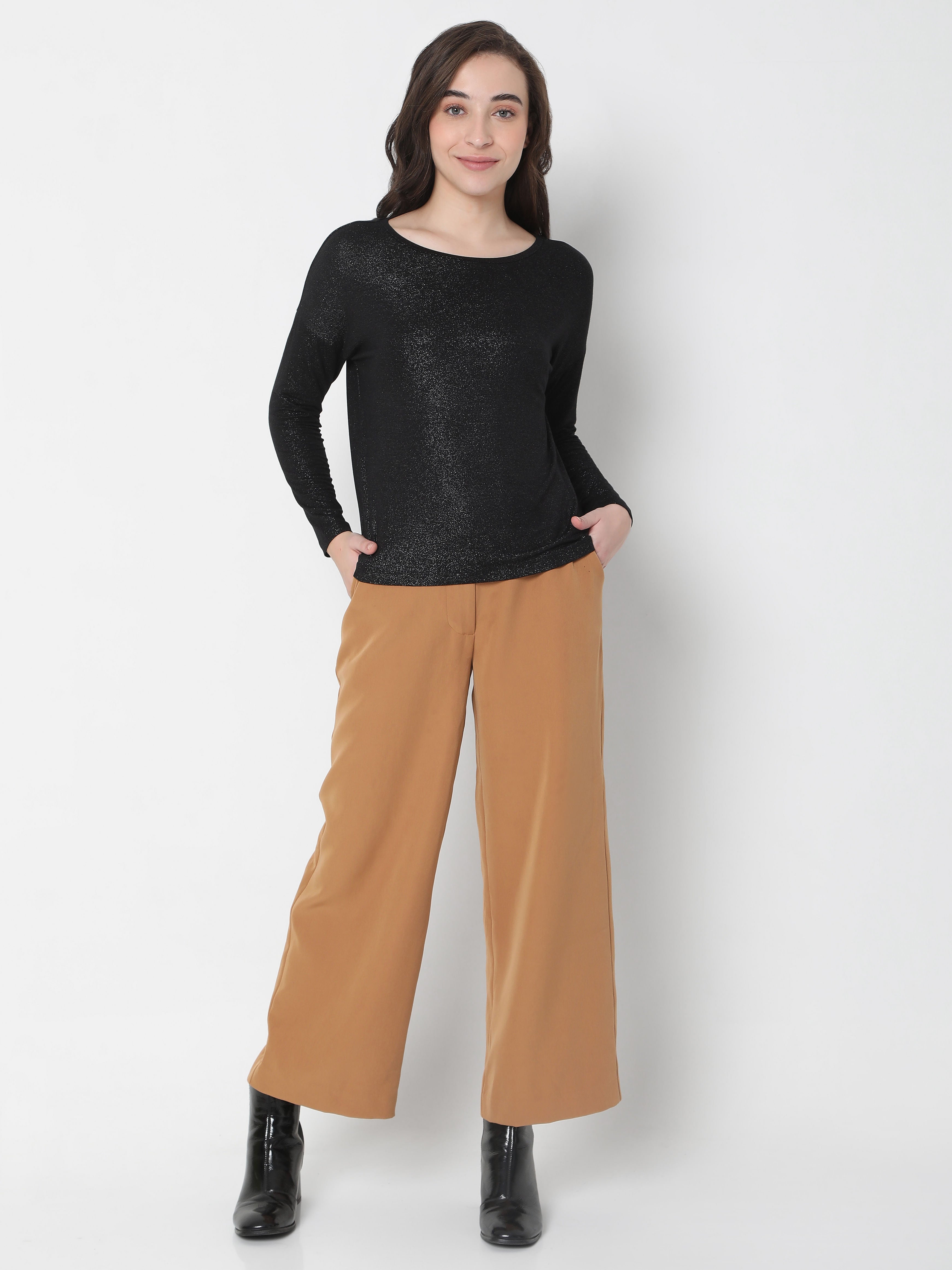 Black Shimmer Top