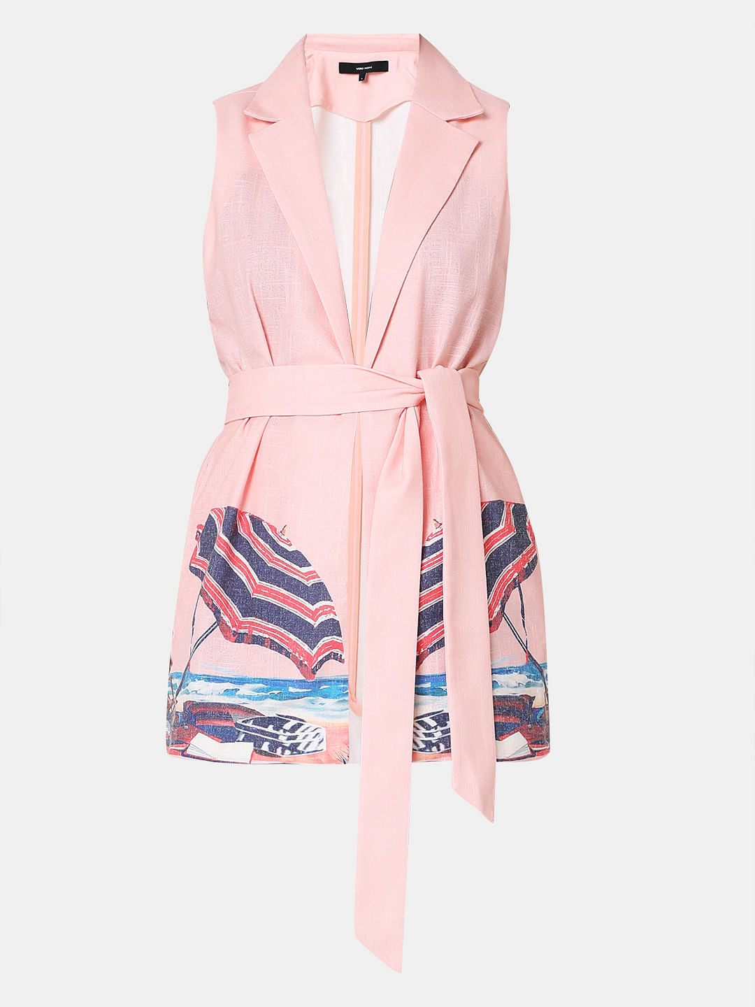 Pink Printed Co-Ord Set Jacket