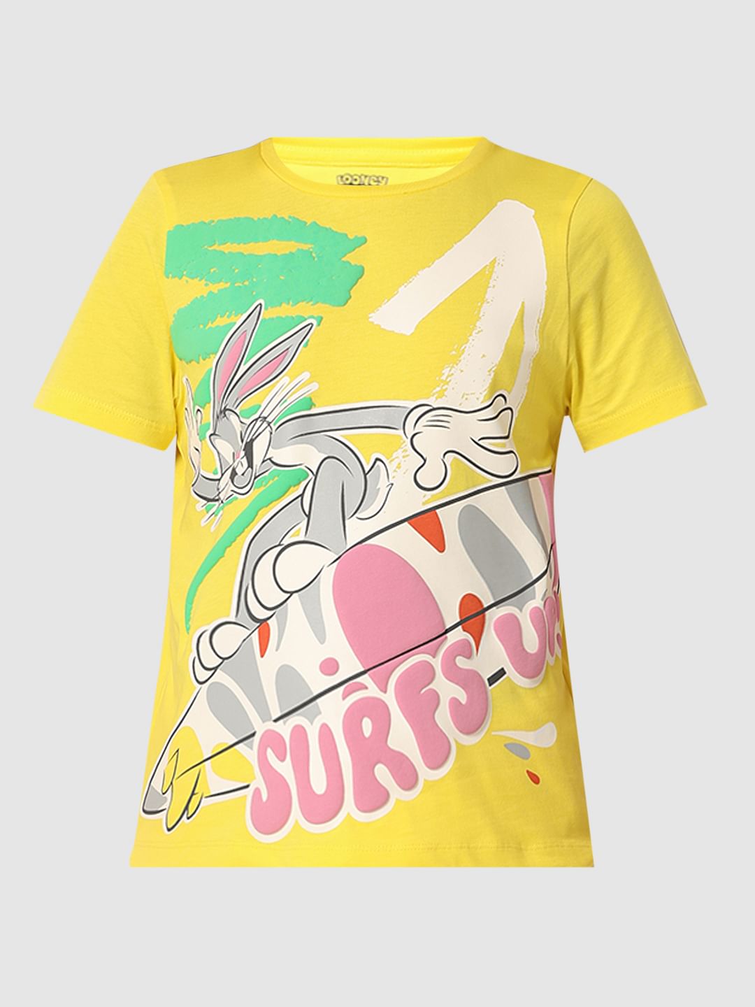 Looney Tunes Yellow Bugs Bunny T-Shirt