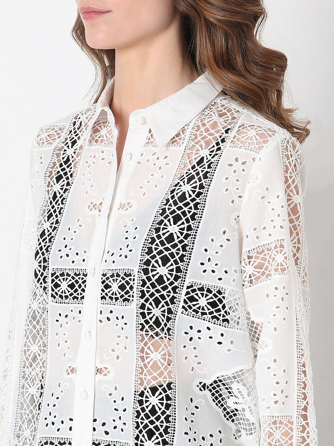 White Lace Shirt